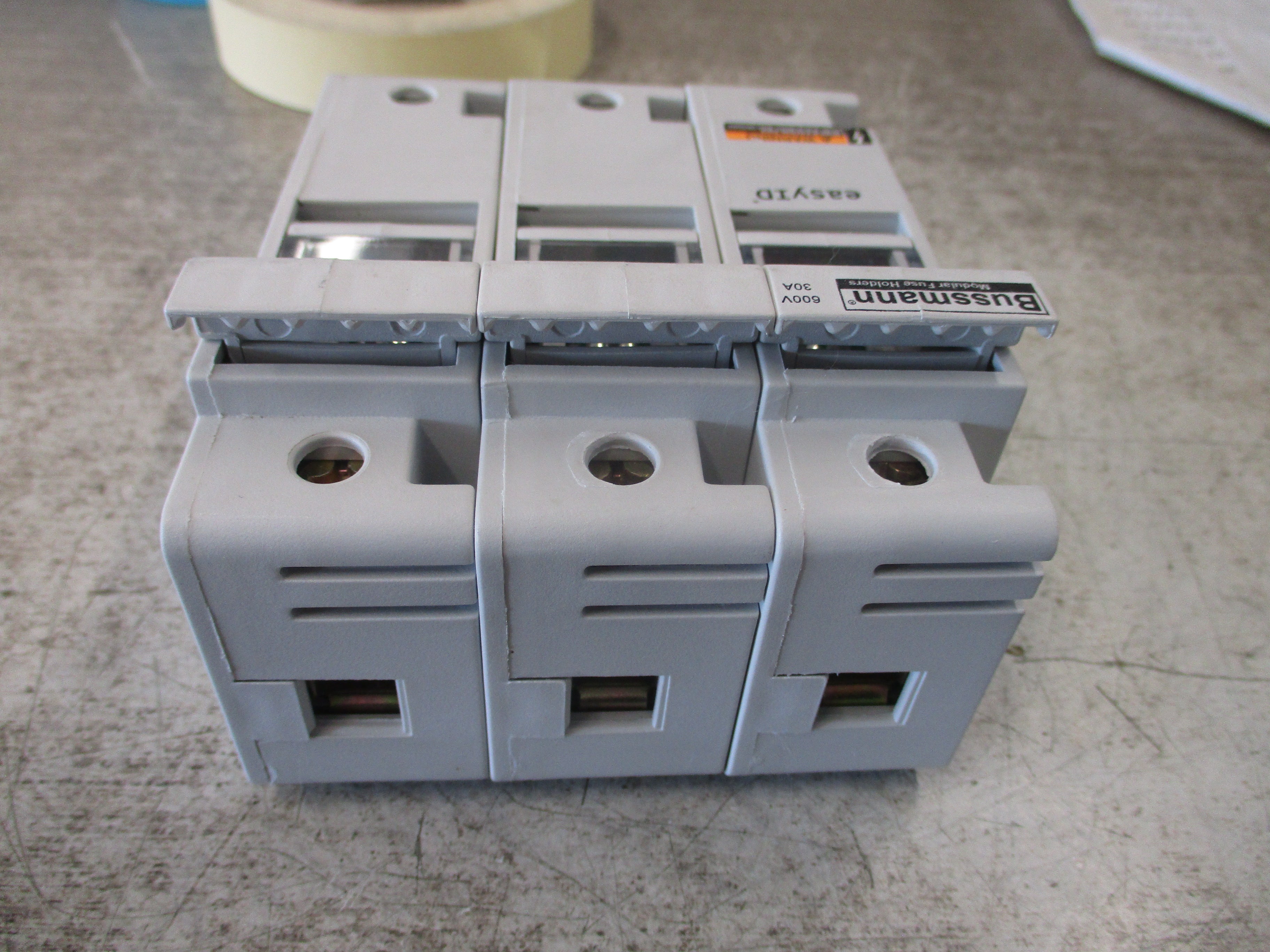 Cooper Bussmann Fuse Holder CH30J3I 30A 600V 3P Used