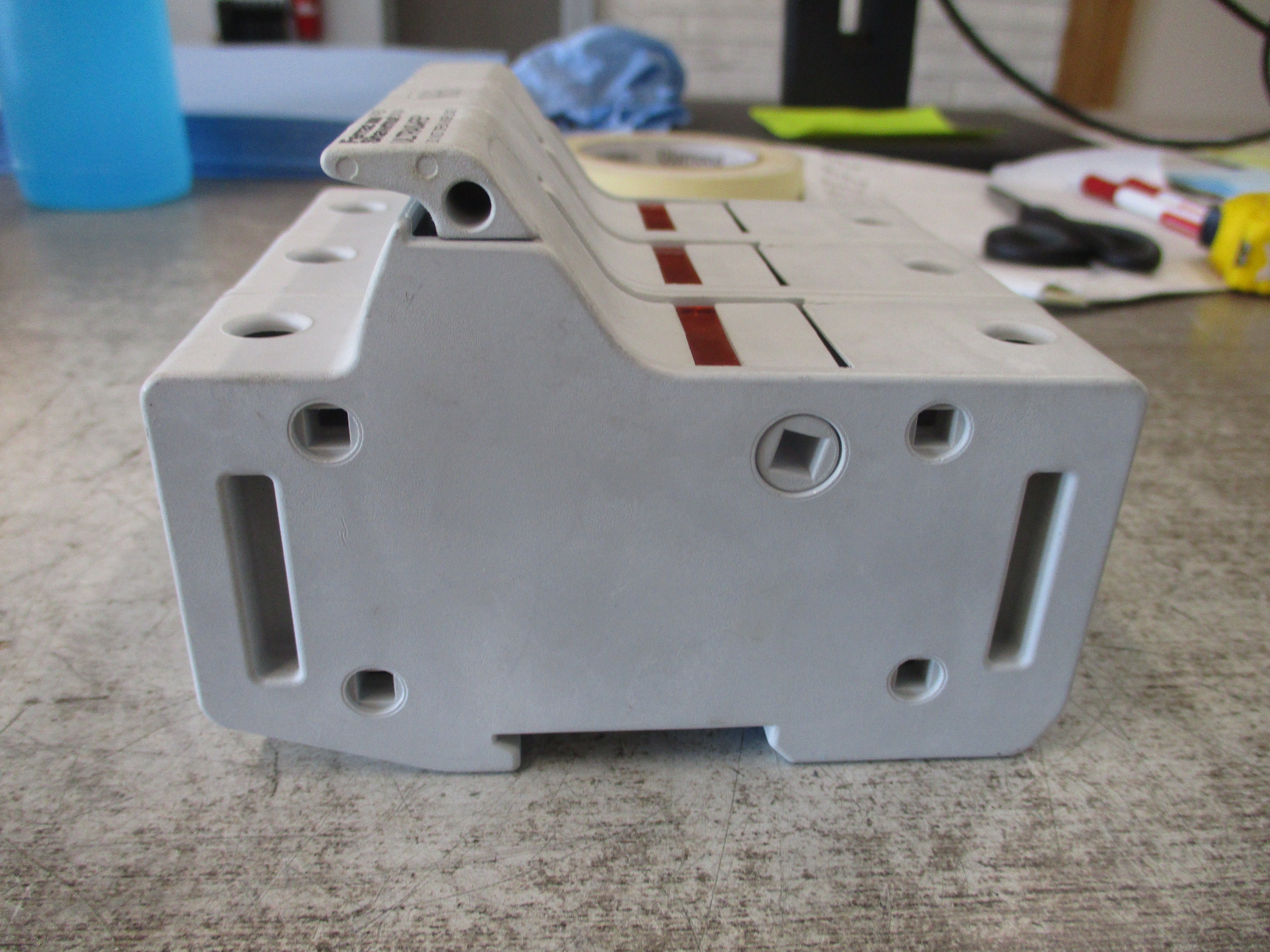 Ferraz Shawmut Ultrasafe Fuse Holder US3J3I 30A 600V 3P Used