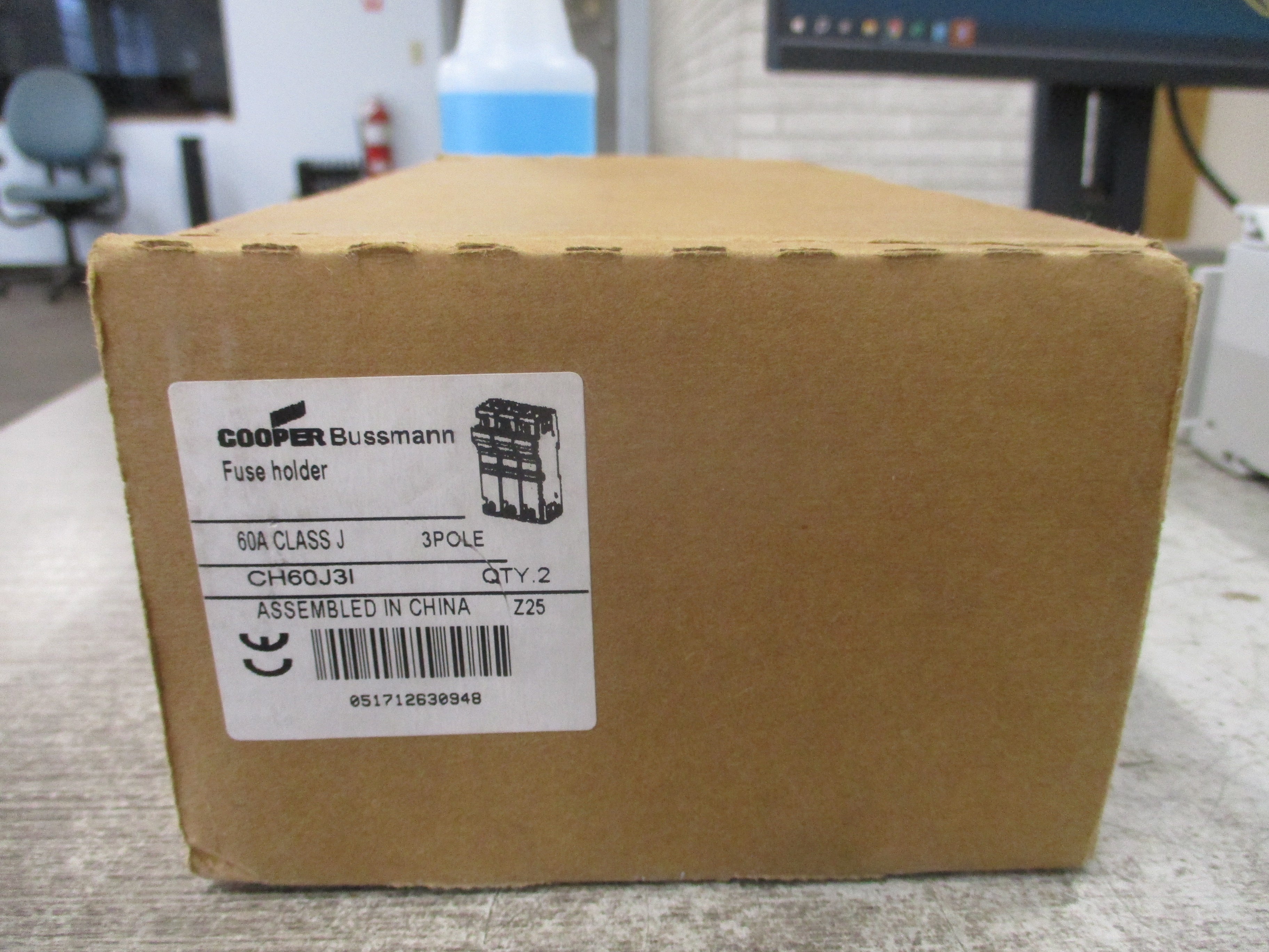 Cooper Bussmann Fuse Holder CH60J3I 60A 600V 3P *Box of 2* New Surplus