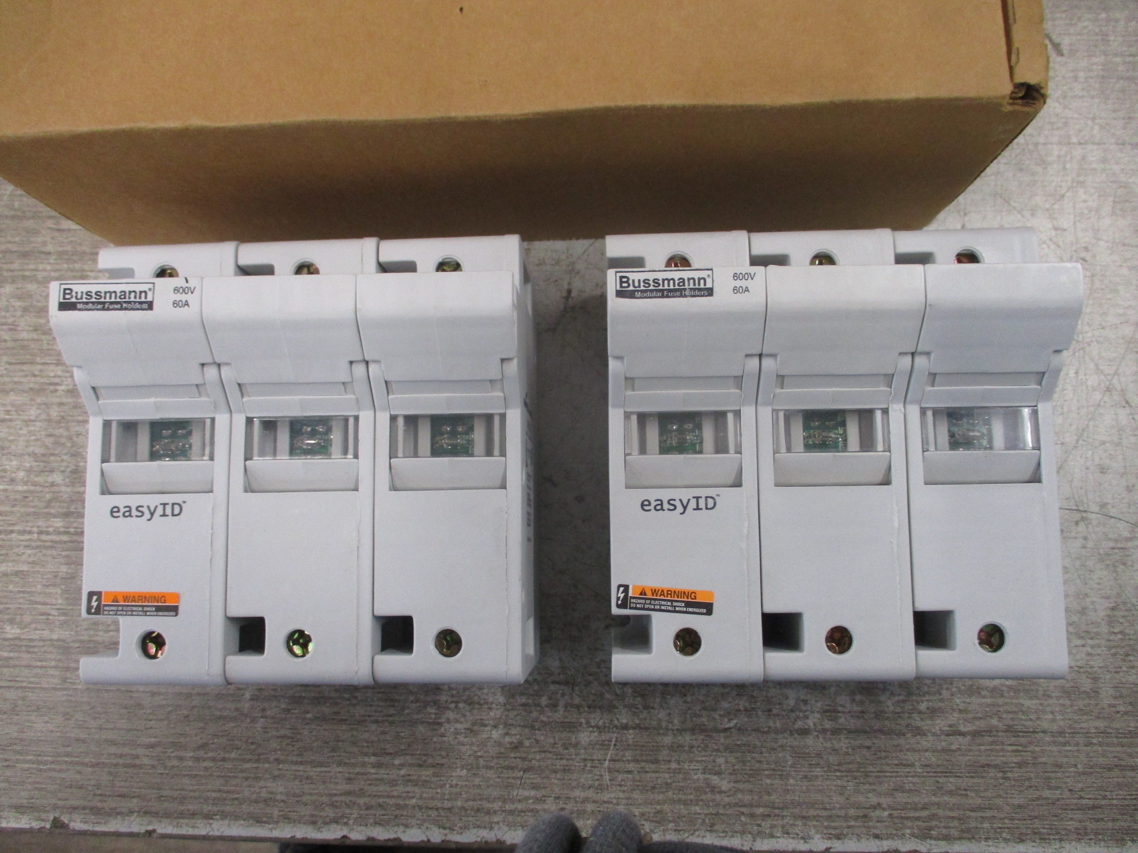 Cooper Bussmann Fuse Holder CH60J3I 60A 600V 3P *Box of 2* New Surplus