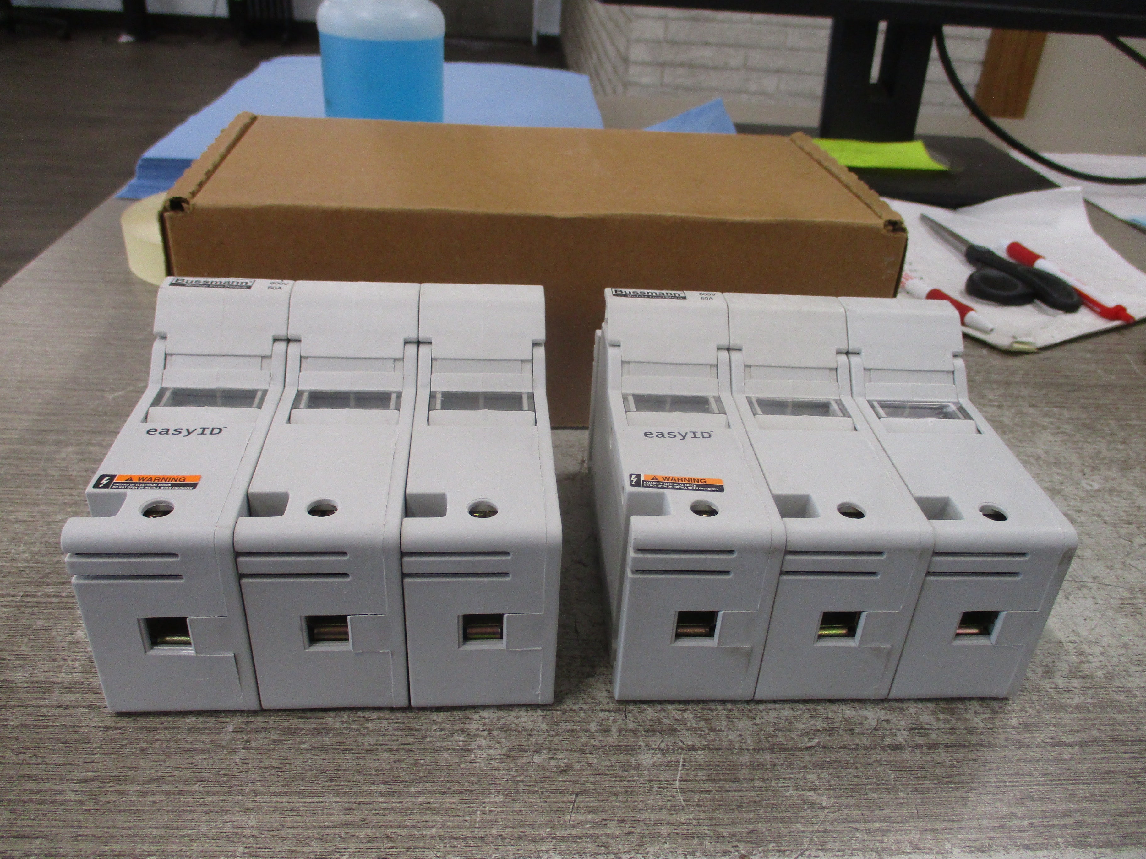 Cooper Bussmann Fuse Holder CH60J3I 60A 600V 3P *Box of 2* New Surplus