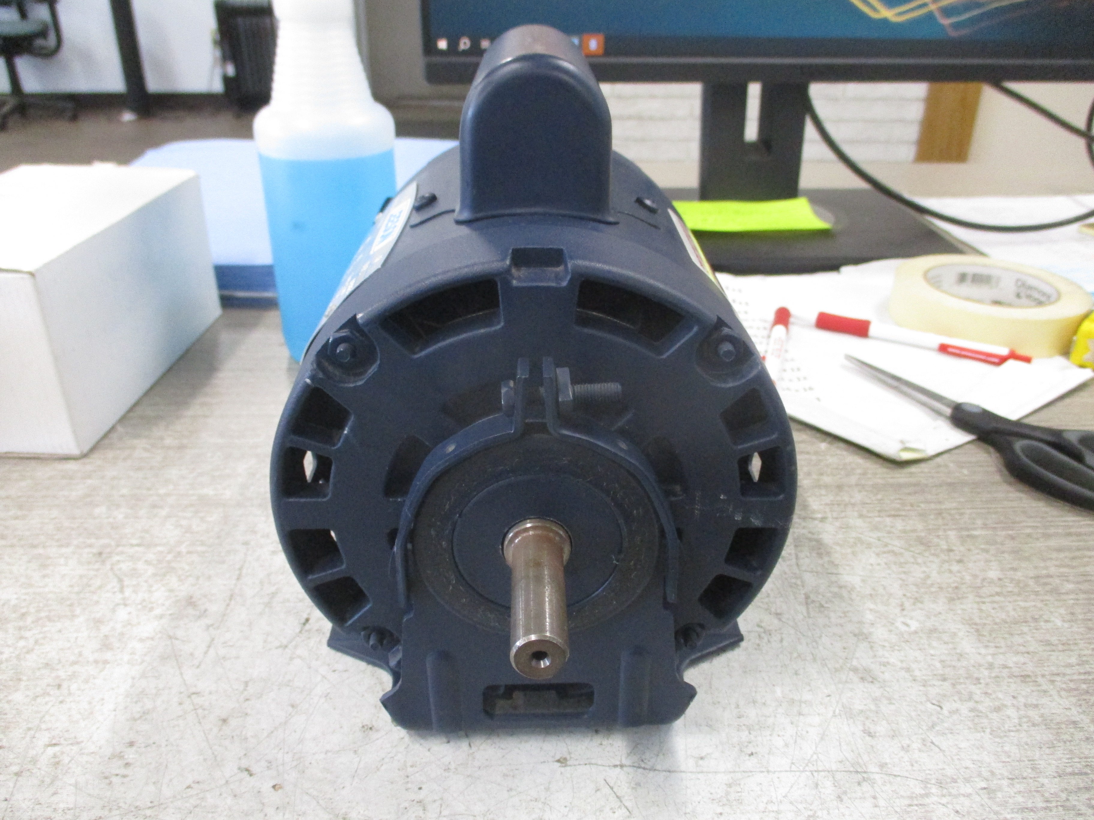 Leeson Motor A4C17DR1D 1800RPM 60Hz 115/208-230V 1/4HP 5.4/2.7A ENCL. DP FR. G48
