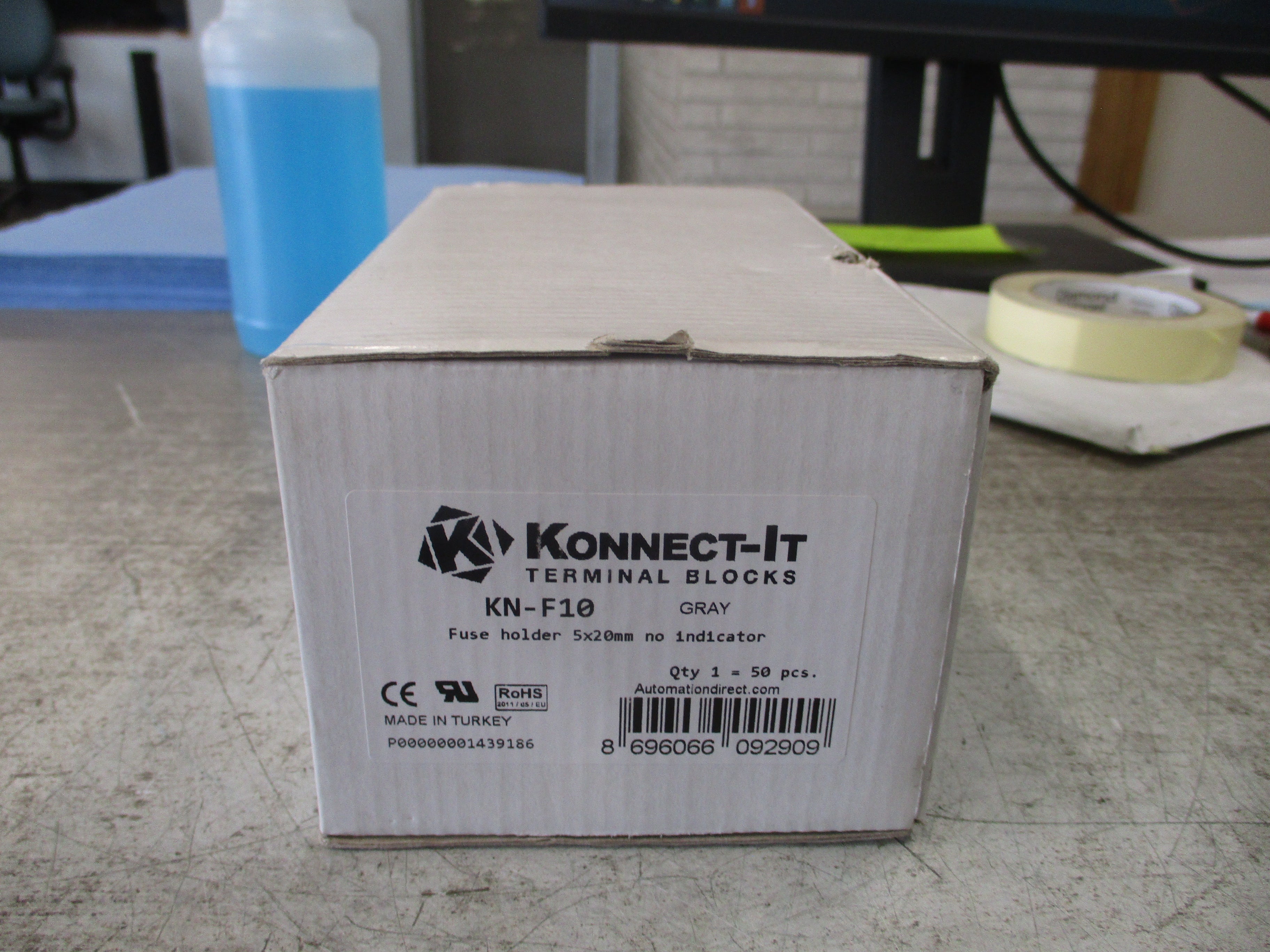 Automation Direct Konnect-IT Terminal Block Fuse Holder KN-F10 *Box of 30*