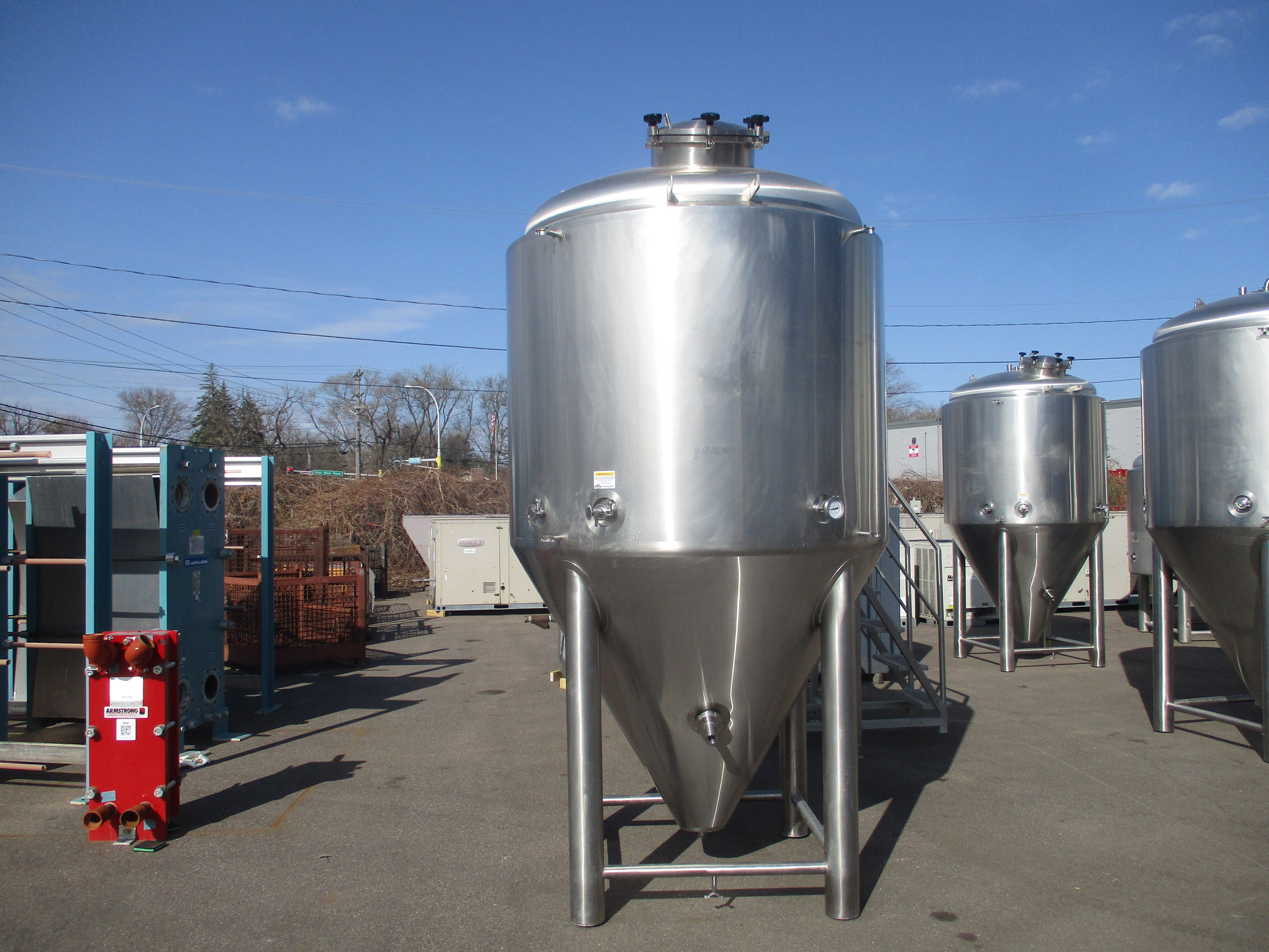 ABE/American Brewery Equipment Fermenter Tank 30 BBL Dims: Height 124 Inches
