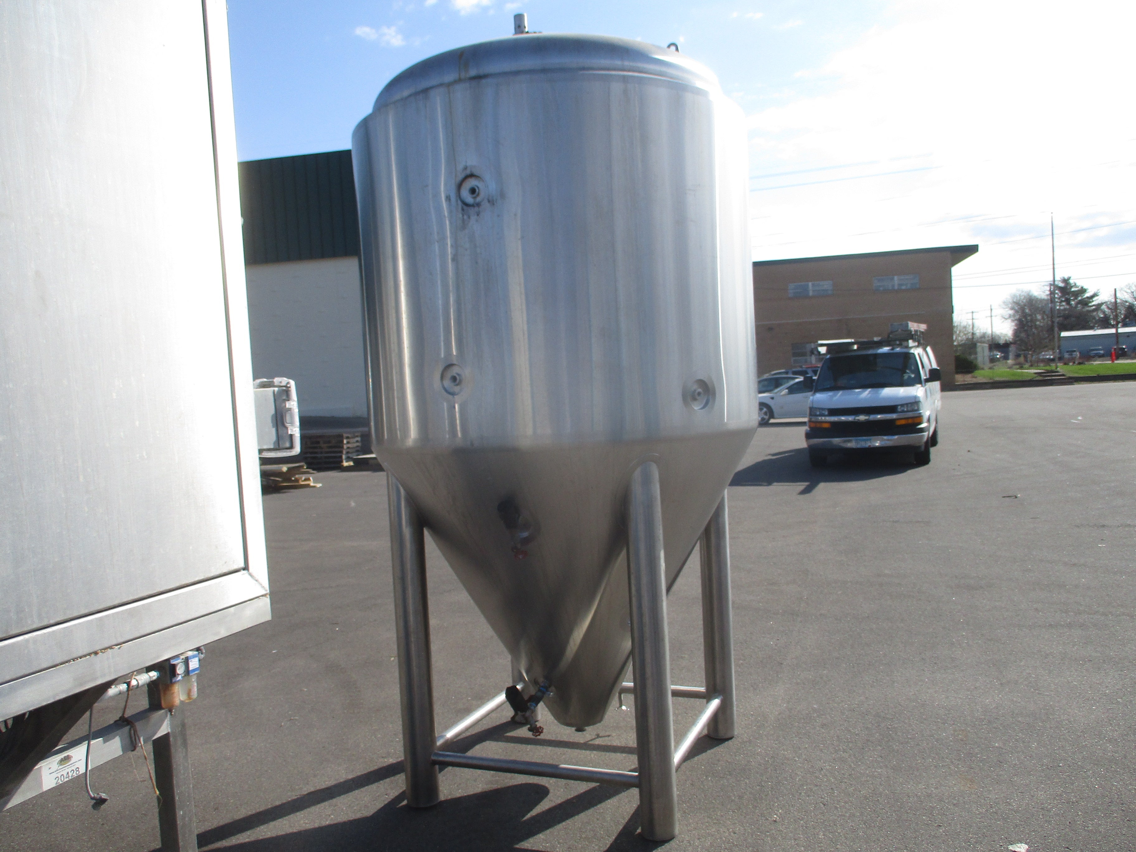 ABE/American Brewery Equipment Fermenter Tank 30 BBL Dims: Height 124 Inches