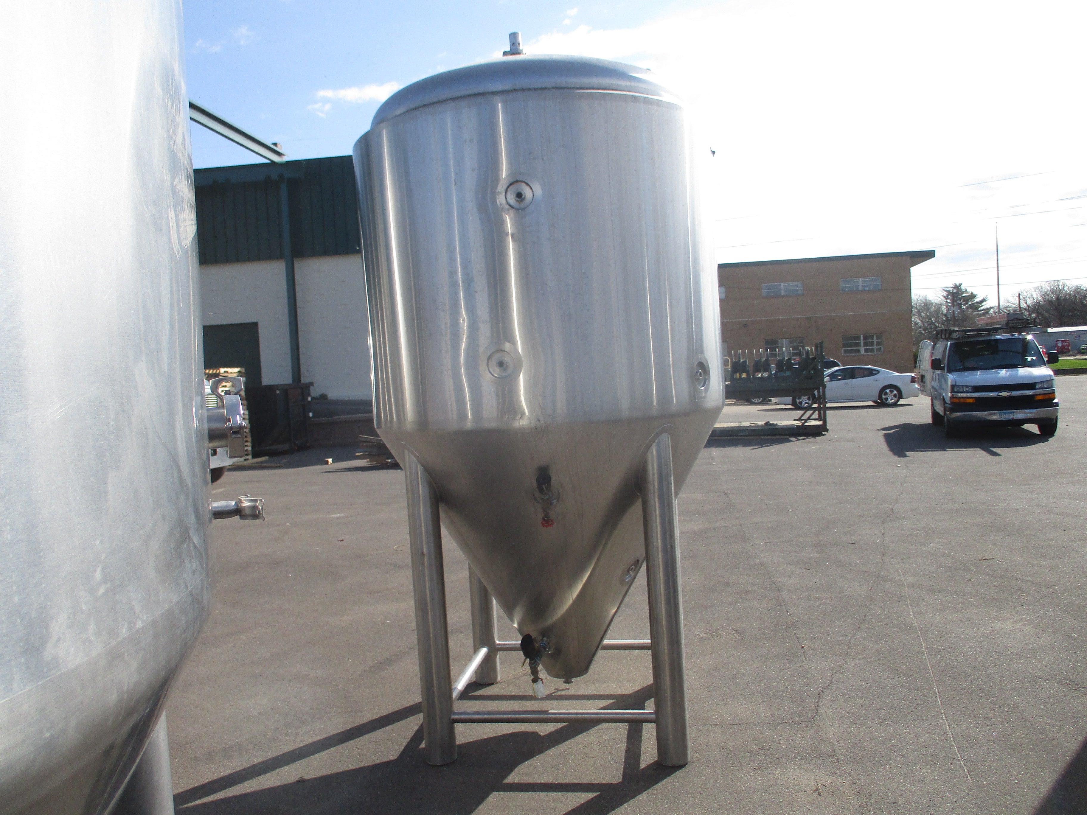 ABE/American Brewery Equipment Fermenter Tank 30 BBL Dims: Height 124 Inches
