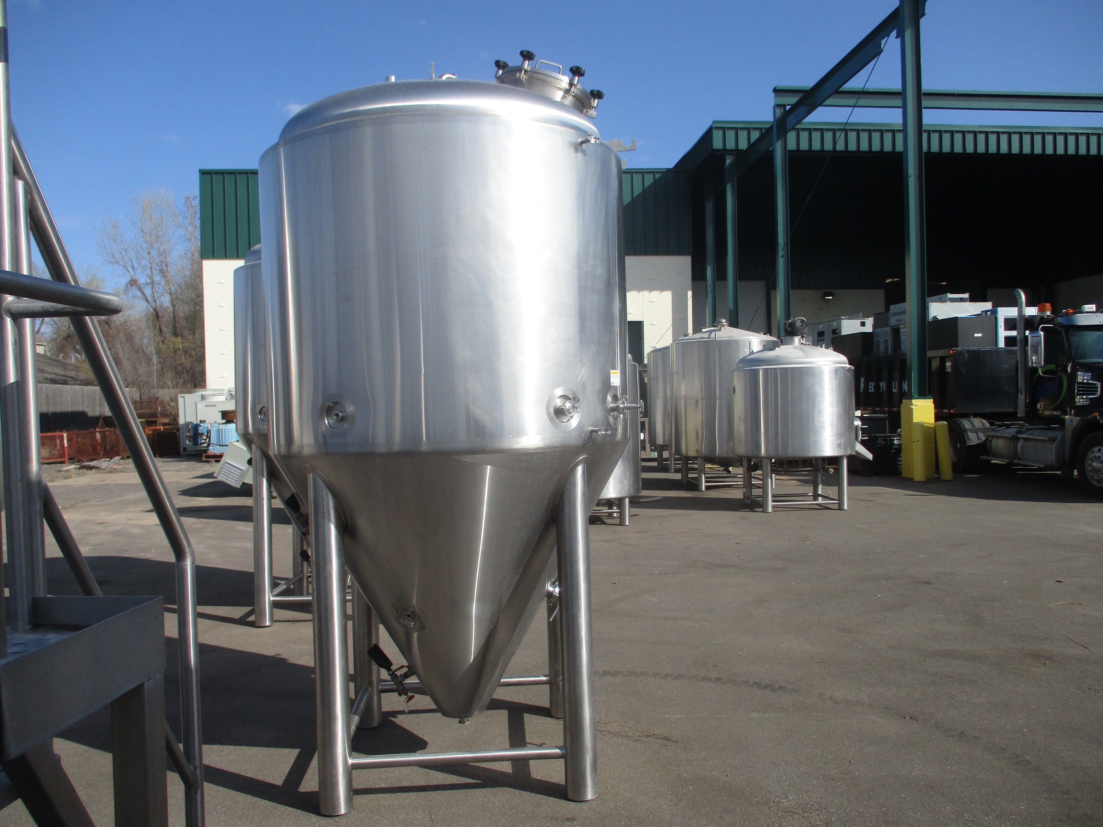 ABE/American Brewery Equipment Fermenter Tank 30 BBL Dims: Height 124 Inches