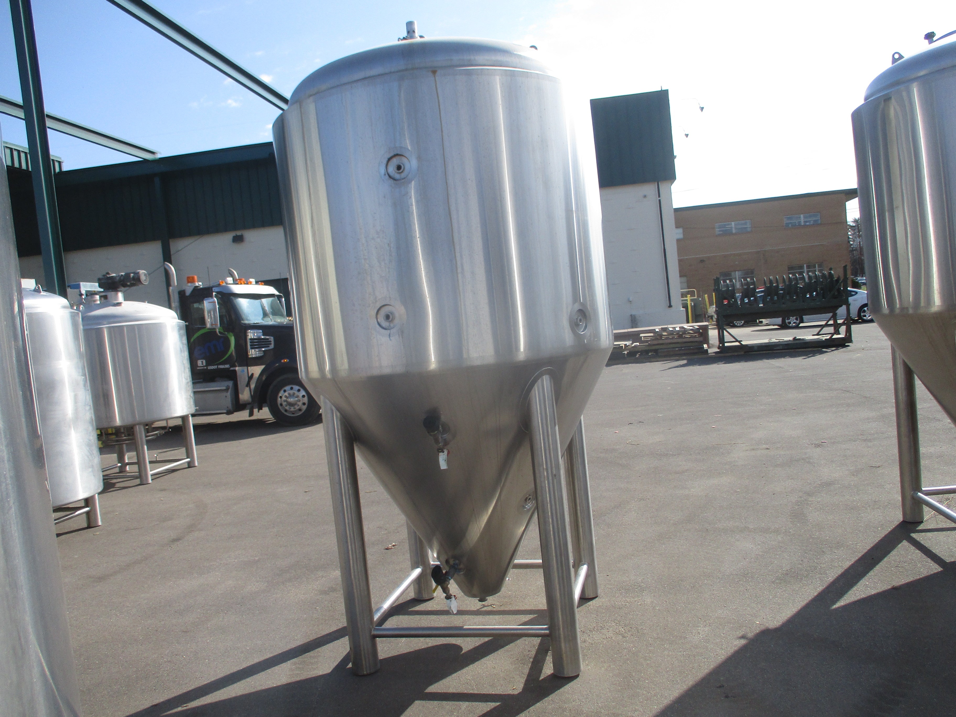 ABE/American Brewery Equipment Fermenter Tank 30 BBL Dims: Height 124 Inches