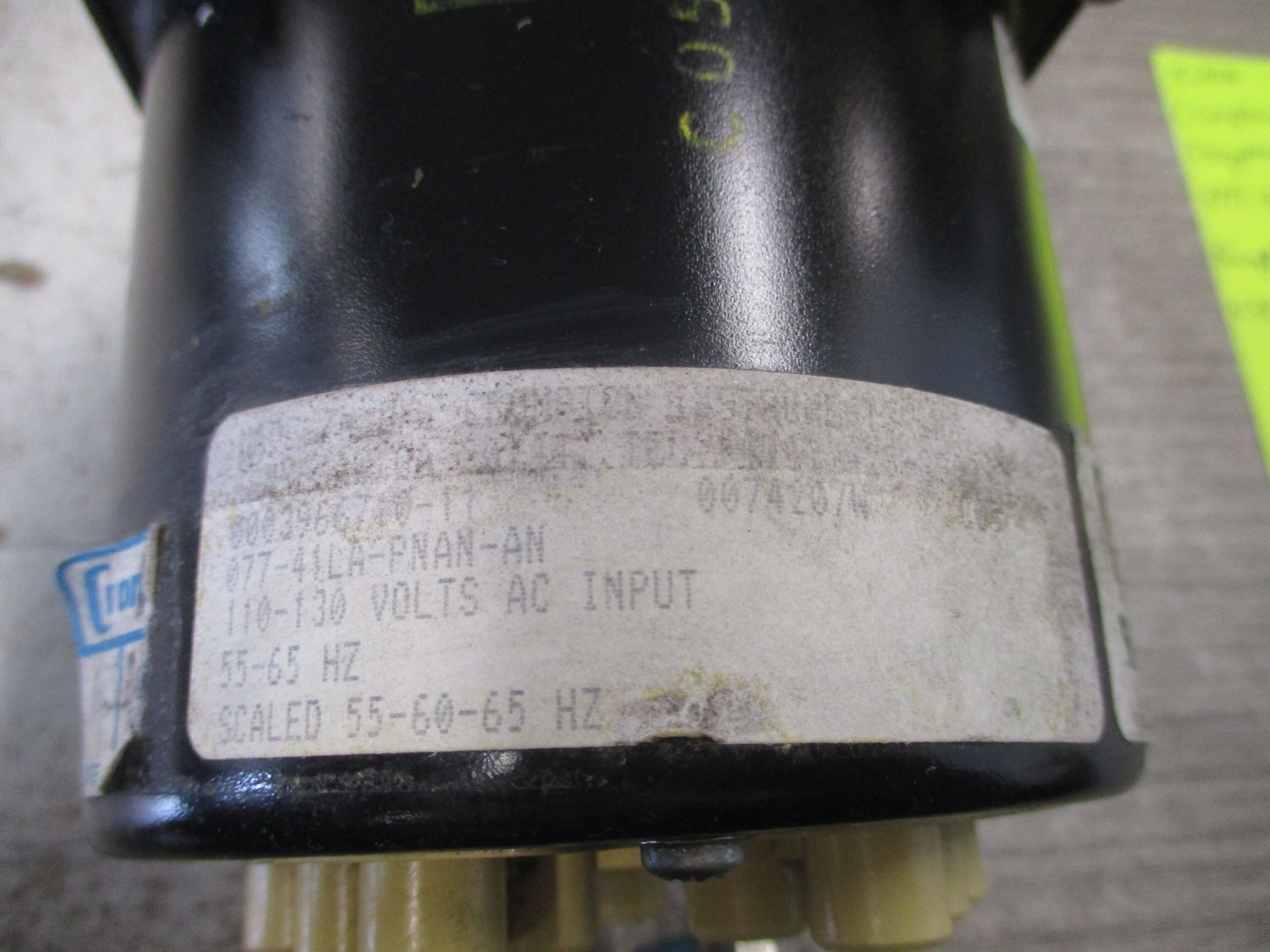 Crompton Frequency Meter 077-41LA-PNAN-AN Range: 55-65Hz Used