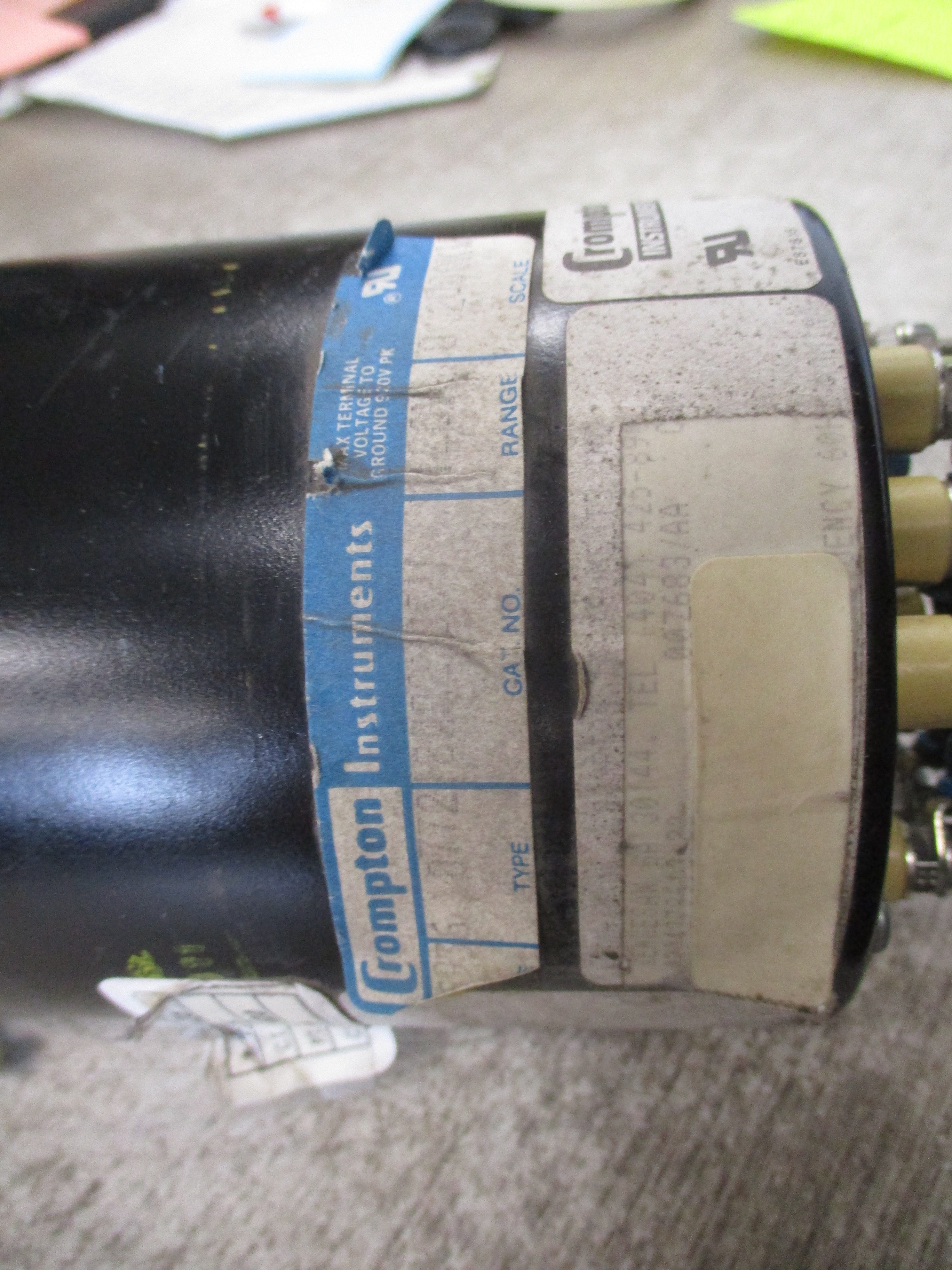 Crompton Kilowatt Meter Range: 0-4000KW Used