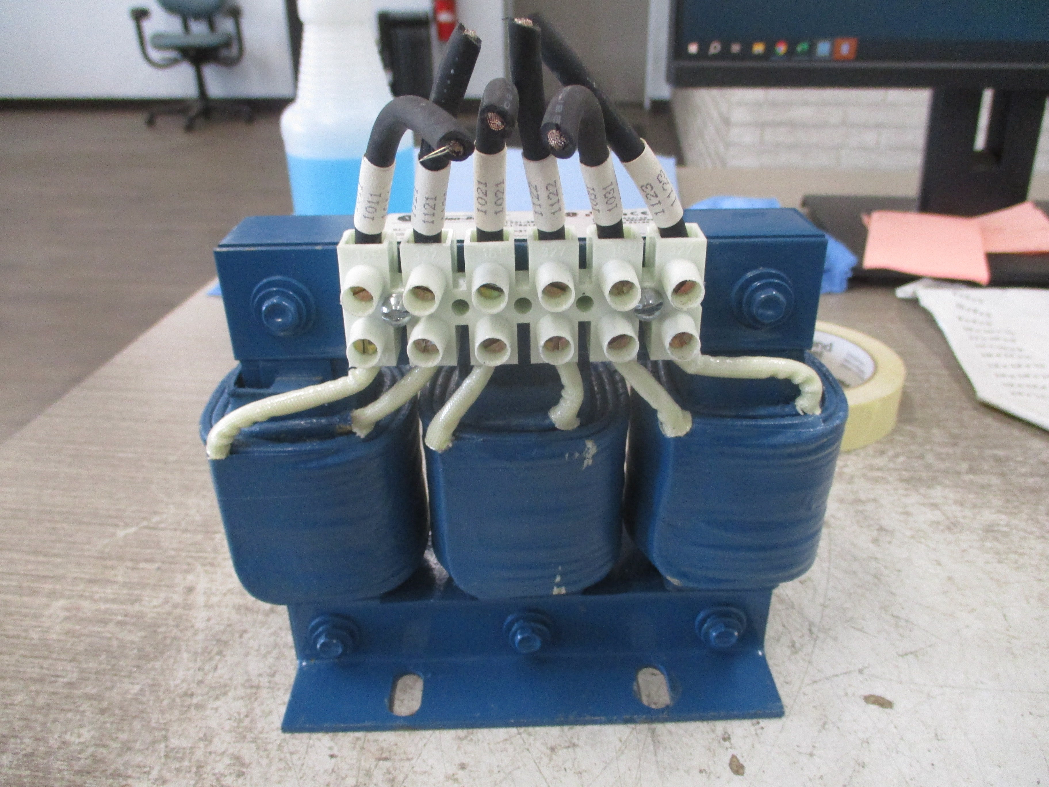 Allen-Bradley 1321-3R25-B Line Reactor 178615 1.2mH 25A 600V 3Ph Used