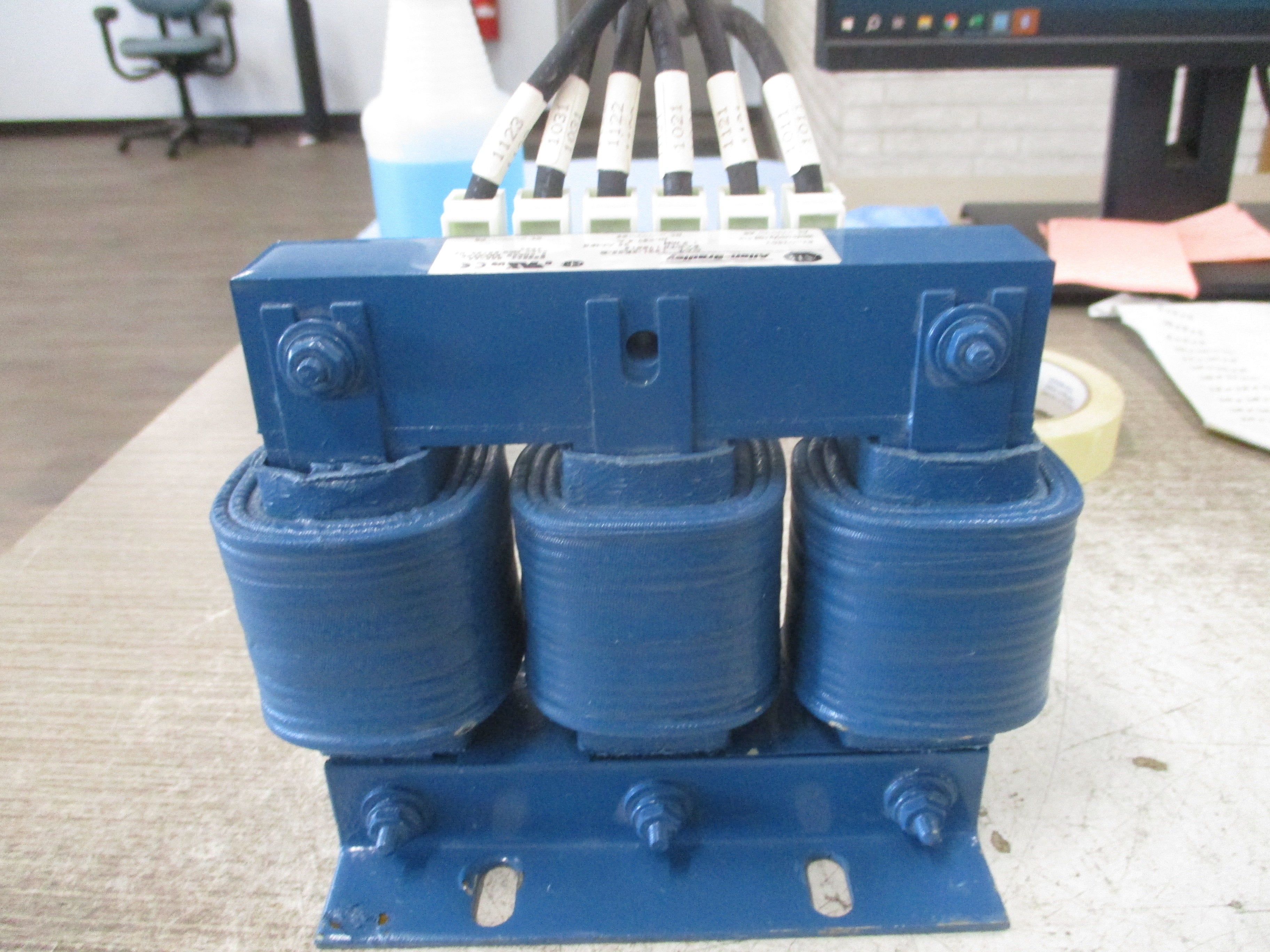 Allen-Bradley 1321-3R25-B Line Reactor 178615 1.2mH 25A 600V 3Ph Used