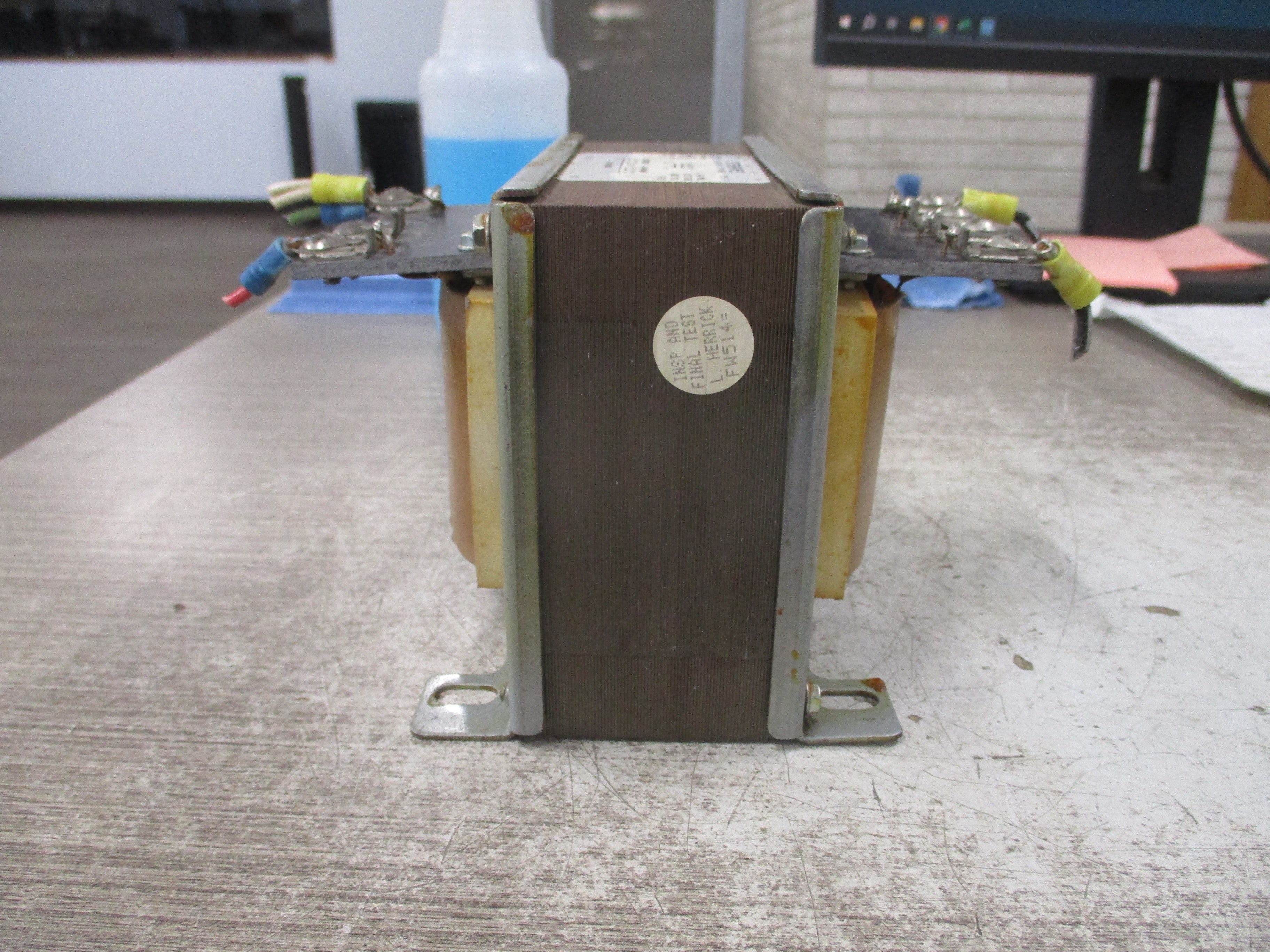 GE Control Transformer 9T58B0051 0.750 KVA 3Ph 60Hz Pri: 240/480V Sec: 120V Used