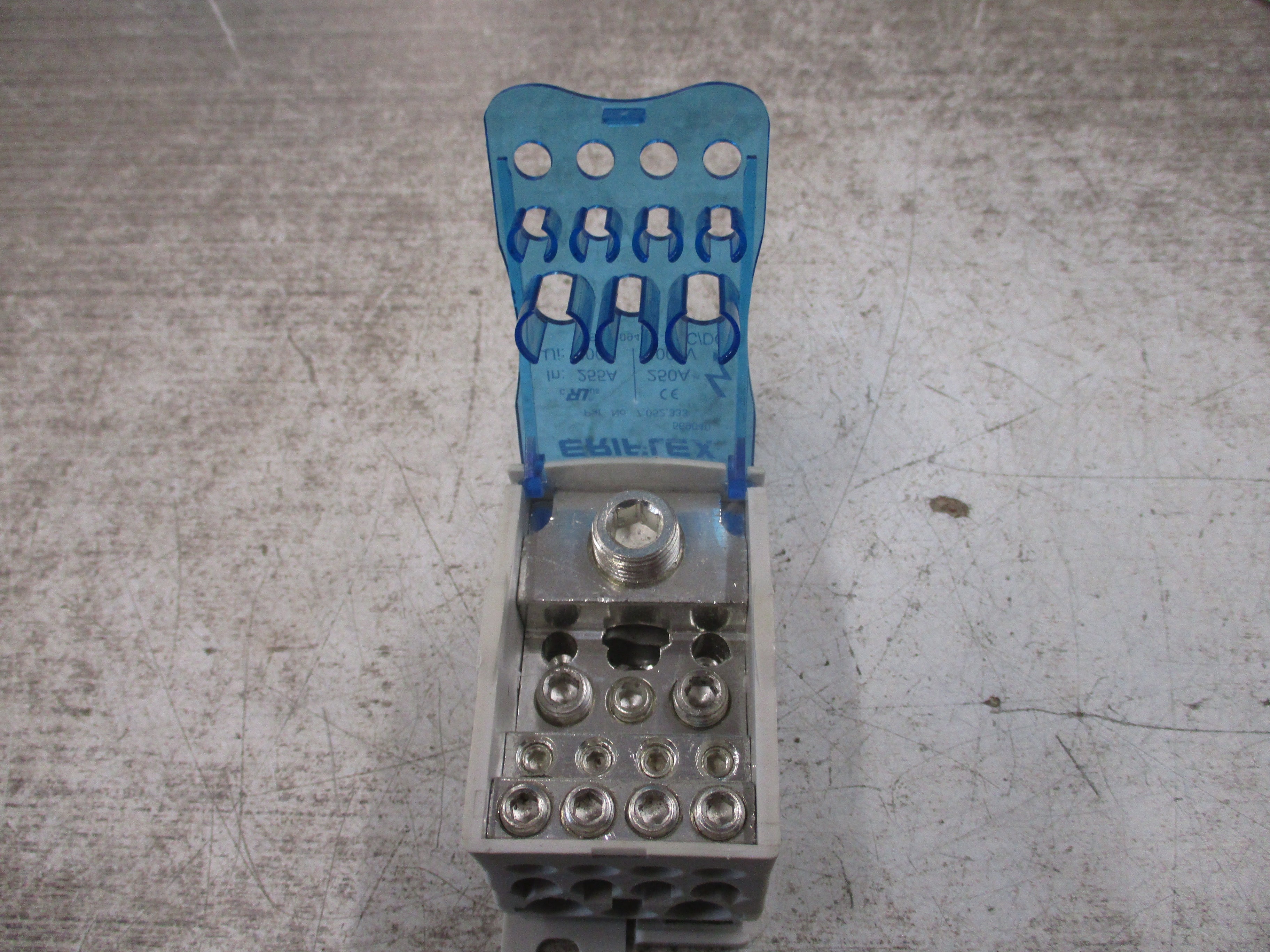 Eriflex Power Distribution Block 569040 255A 600V 1P Used