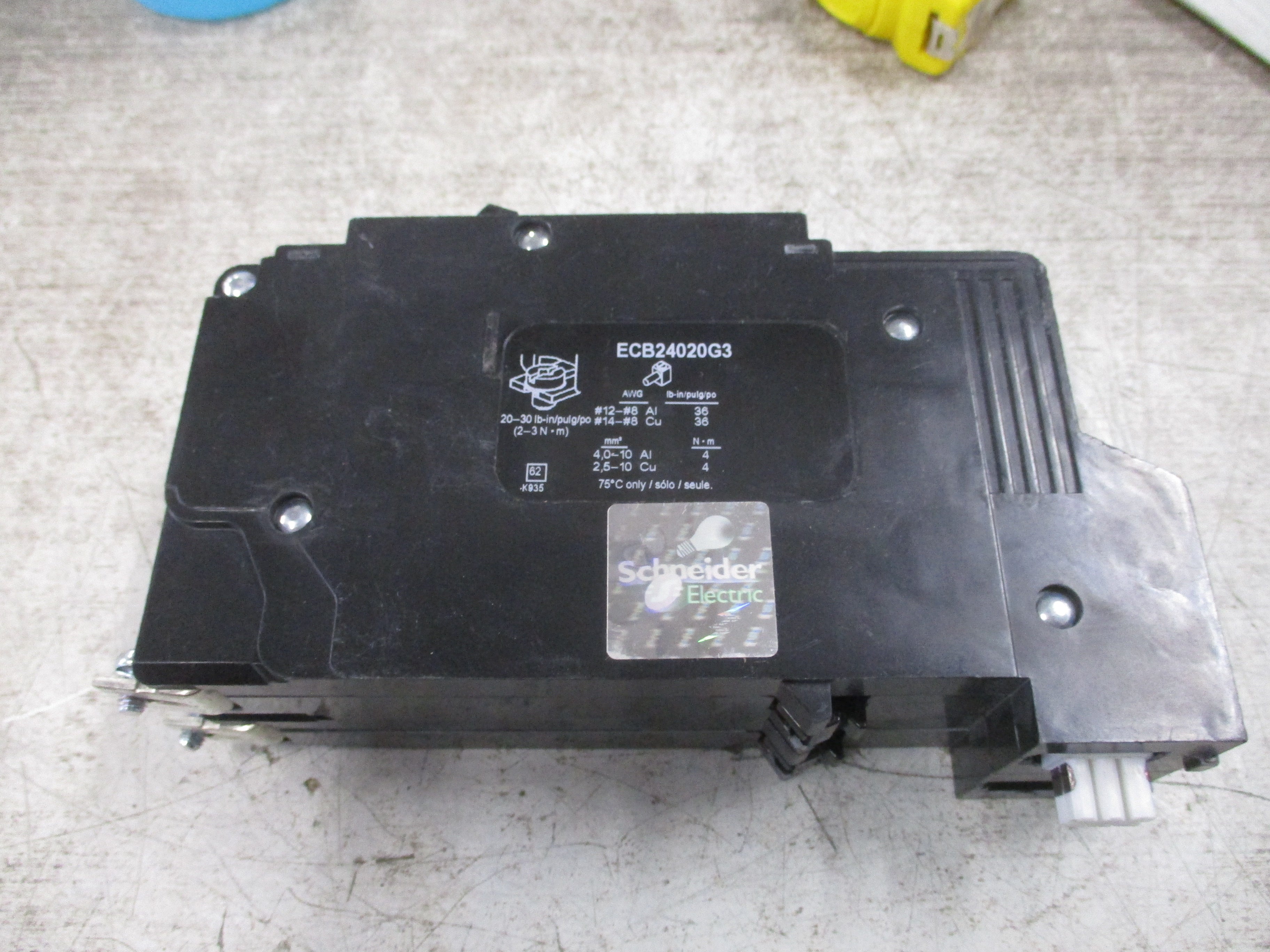 Square D Powerlink Circuit Breaker ECB24020G3 20A 480Y/277V 2P Used