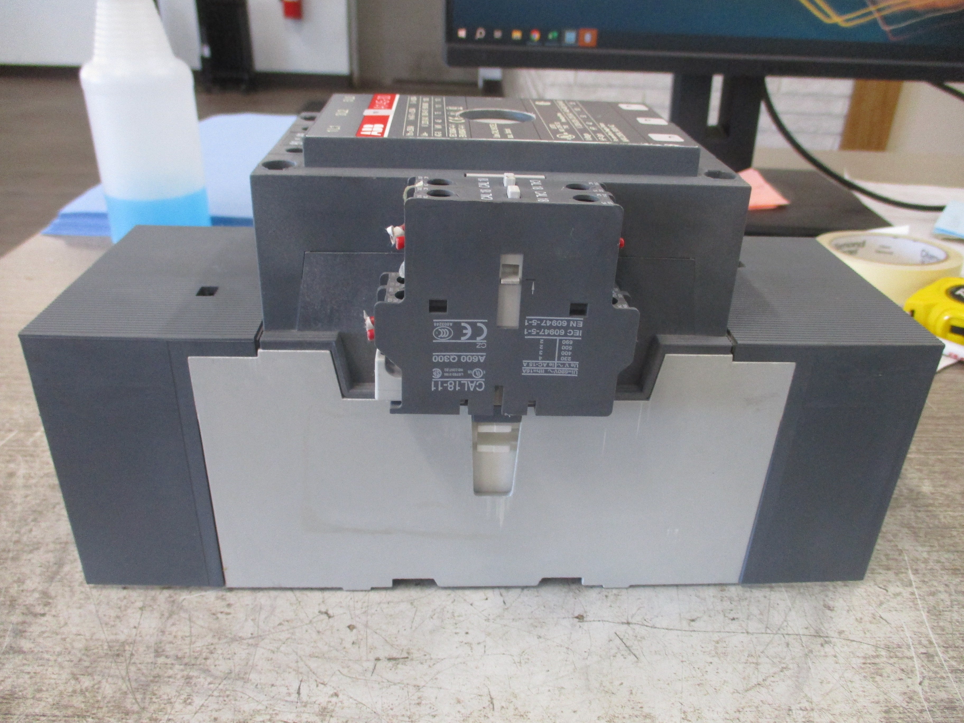 ABB Contactor A145-30 440-460V Coil 230A 600V (2) Aux Contacts Used