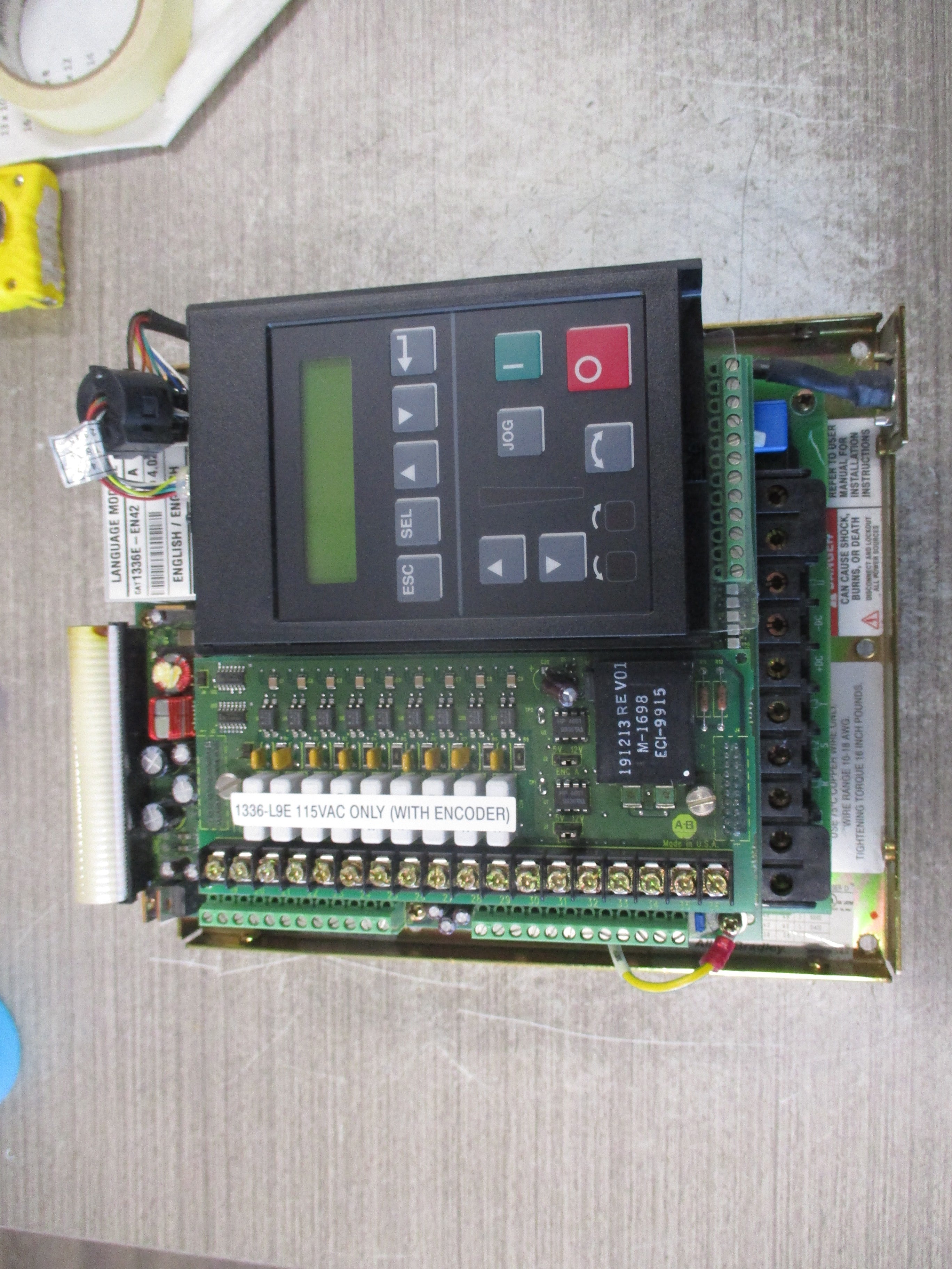 Allen-Bradley 1336 Impact AC Drive 1336E-BRF20-AN-EN-L9E 2HP