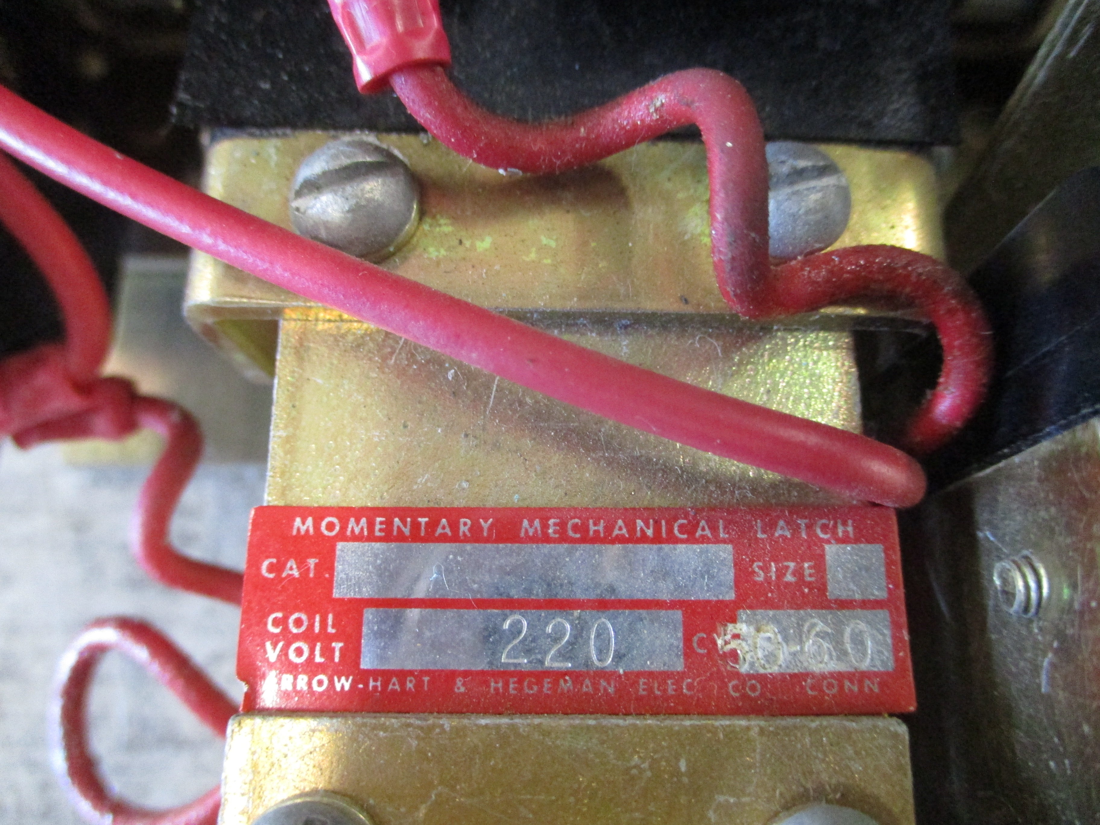 Arrow-H&H Onan Line Transfer Contactor 39815-MH 220V Coil 60A Used