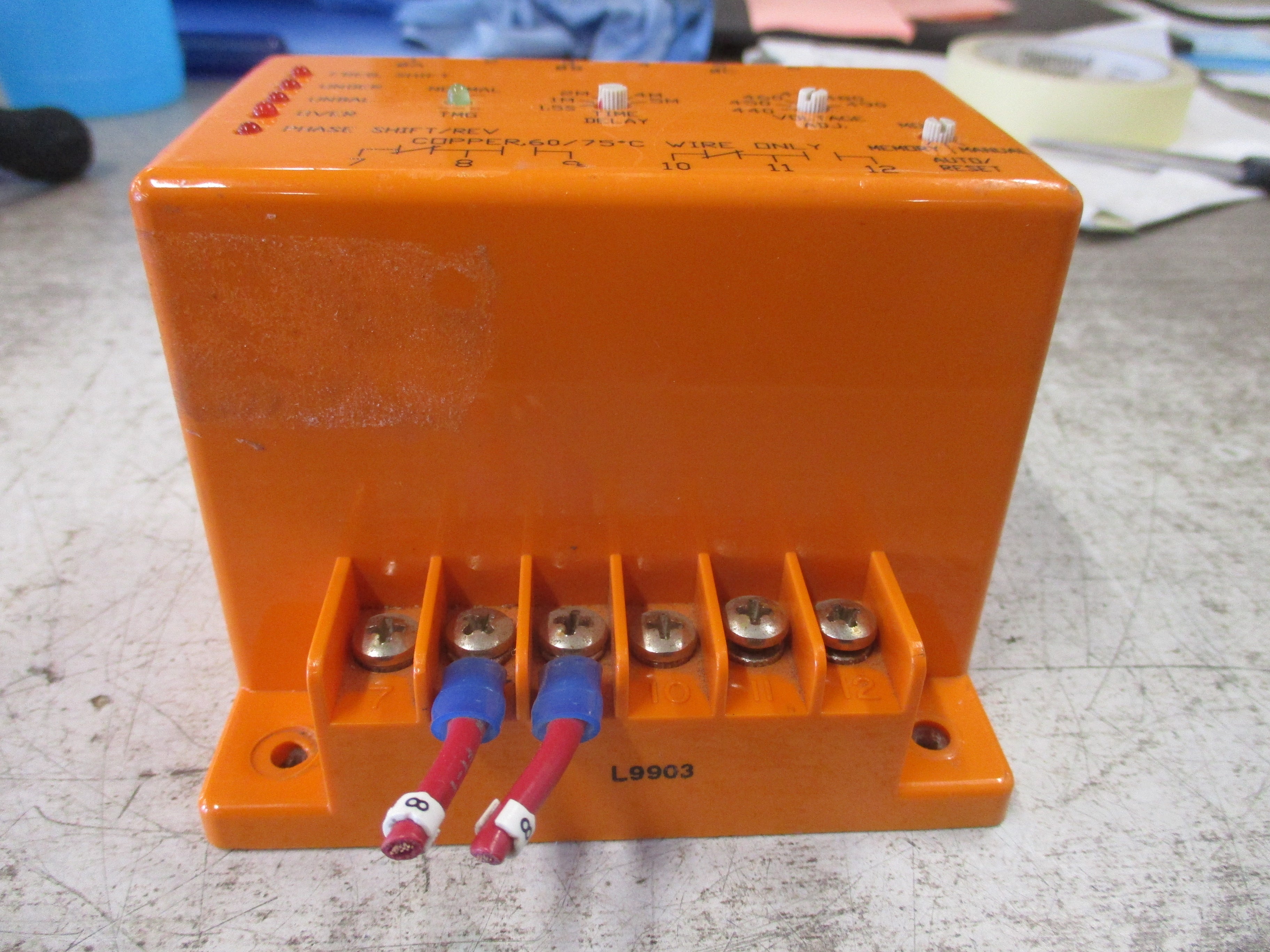 Diversified electronics Phase Monitor SLM-440-ASE 440-490VAC 3Ph Used