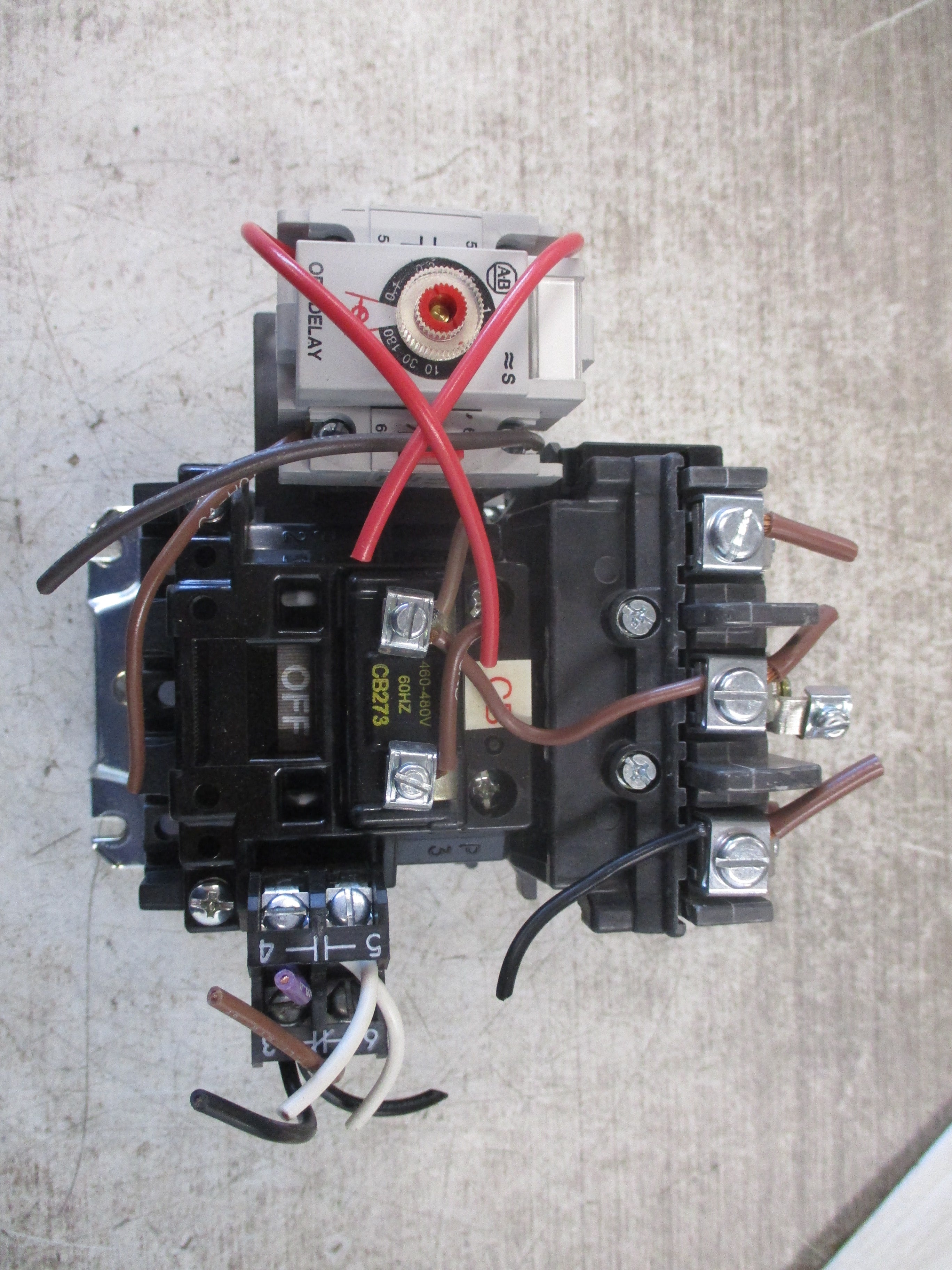 Allen-Bradley Size 1 Contactor 505-BOB-23 Ser. C 460-480V Coil 27A 600V