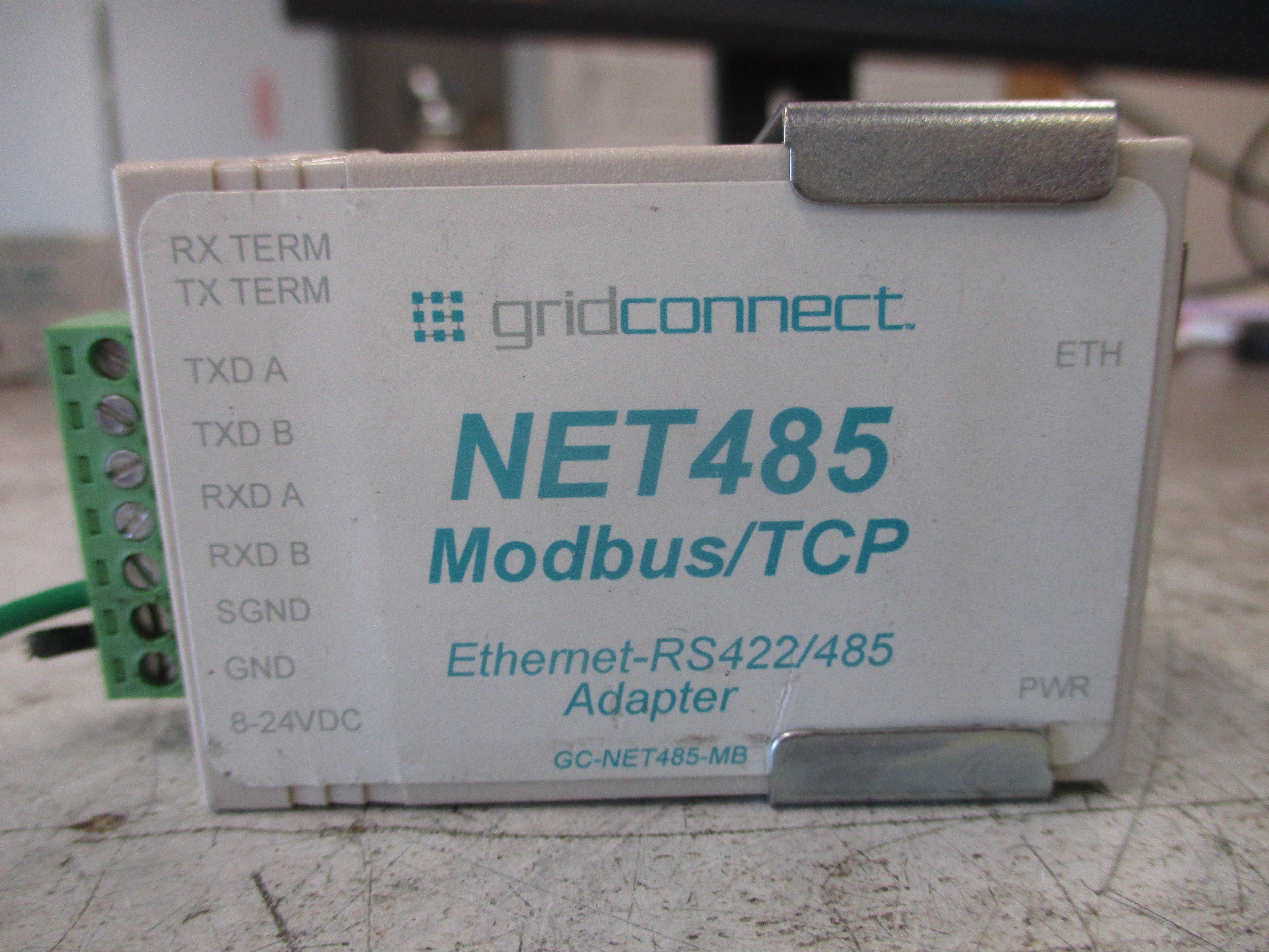 GridConnect Ethernet-RS422/485 Adapter GC-NET485-MB NET485 Modbus/TCP Used