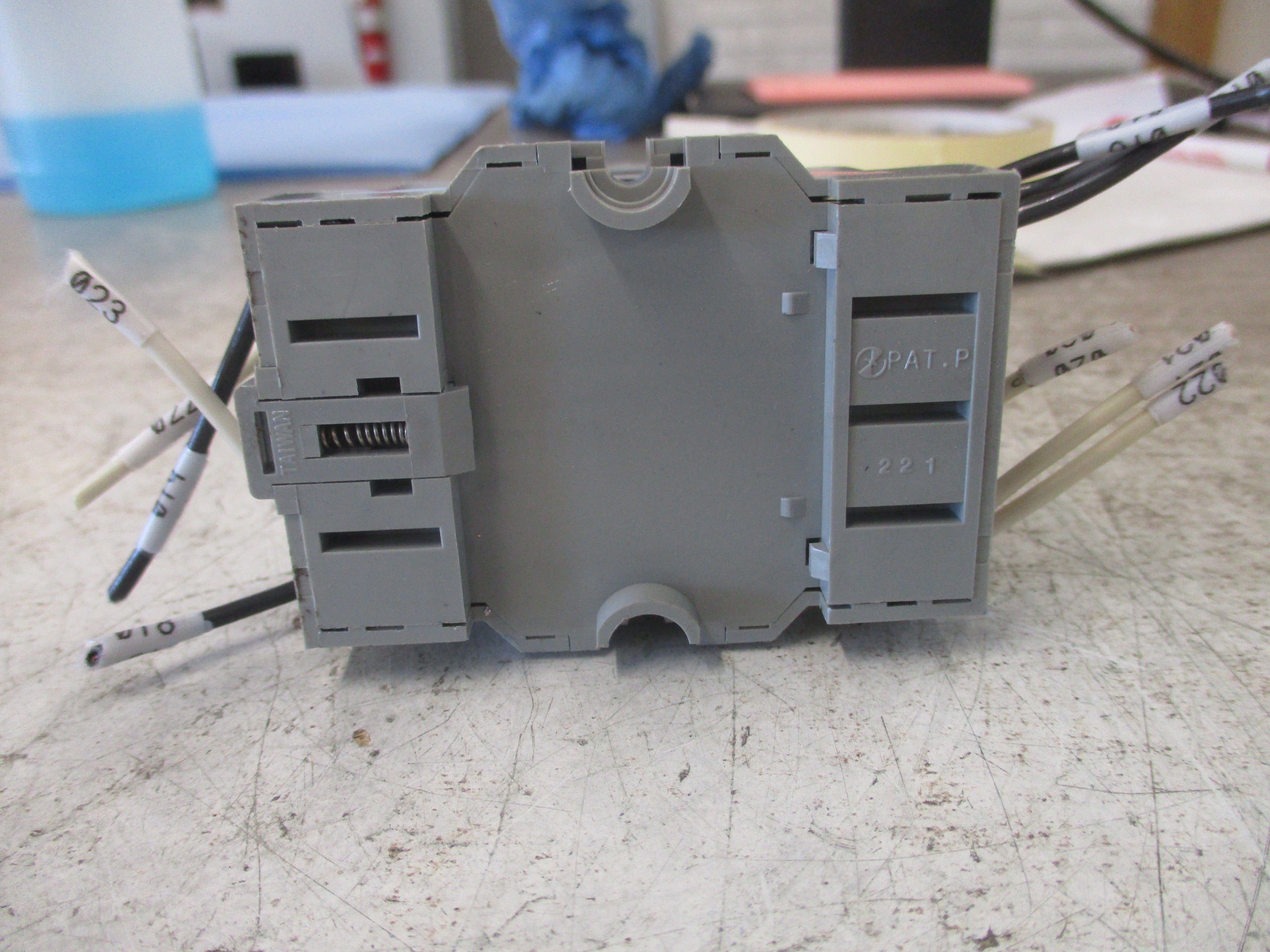 Eaton Relay D7PF4AA 120V Coil W/Base Used