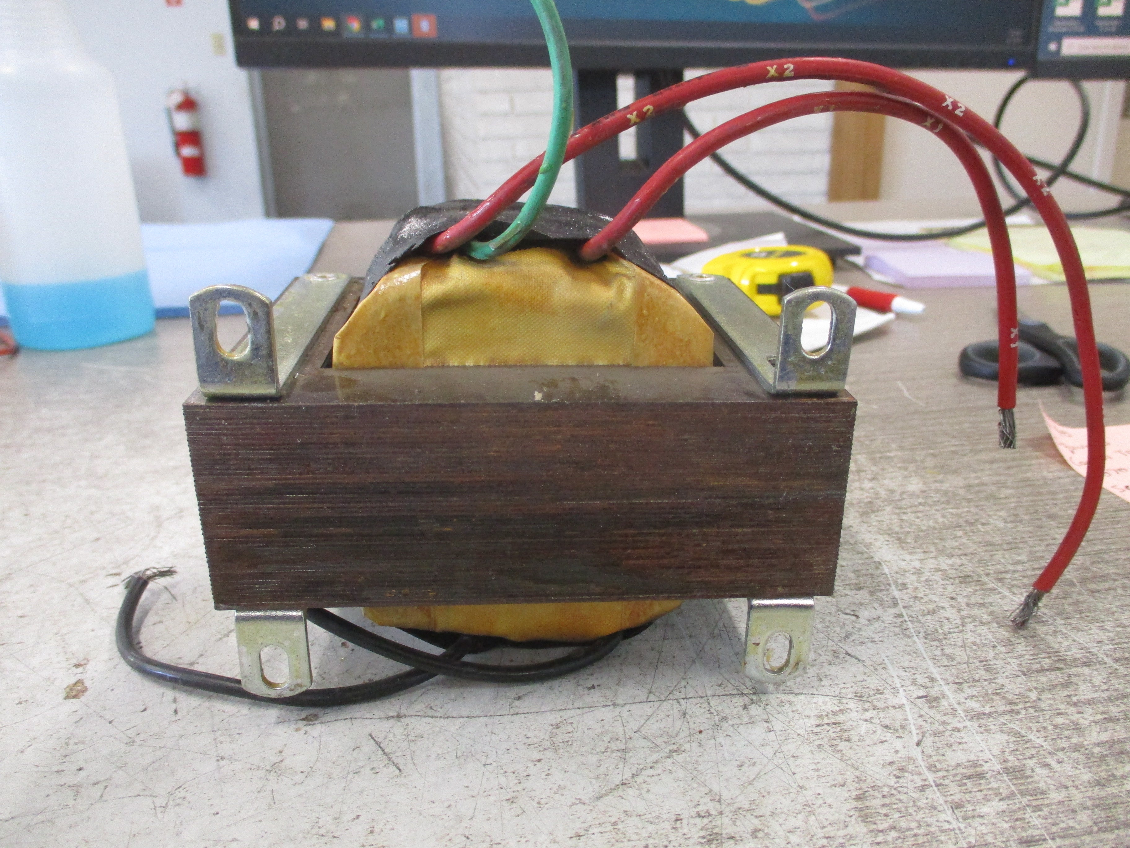 Square D Control Transformer 9070 KL300 Ser. B 0.300KVA Pri: 480V Sec: 120V Used