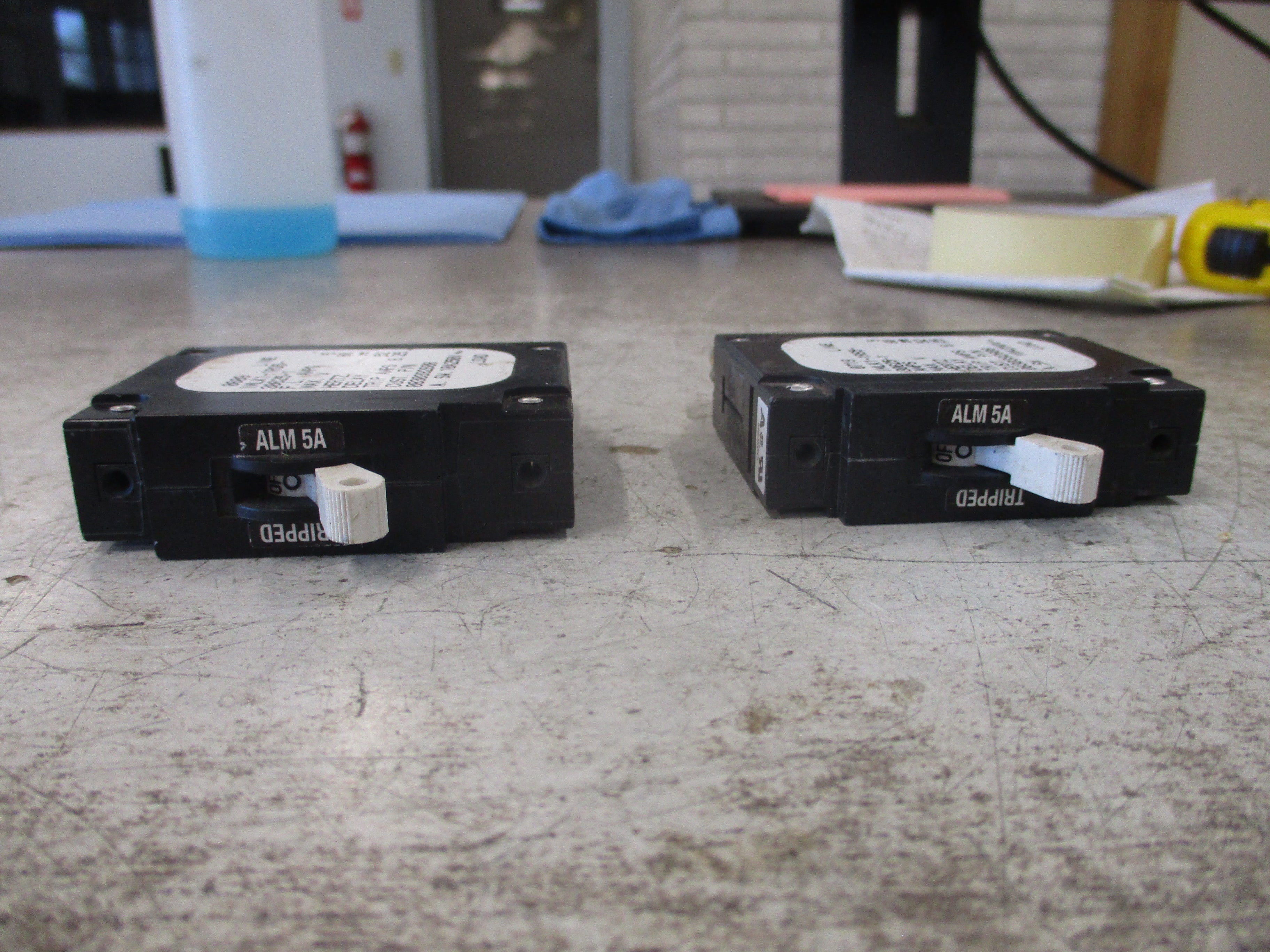 Airpax DC Circuit Breaker IMLK1-1RS5-30625-1 5A 80VDC *Lot of 2* Used