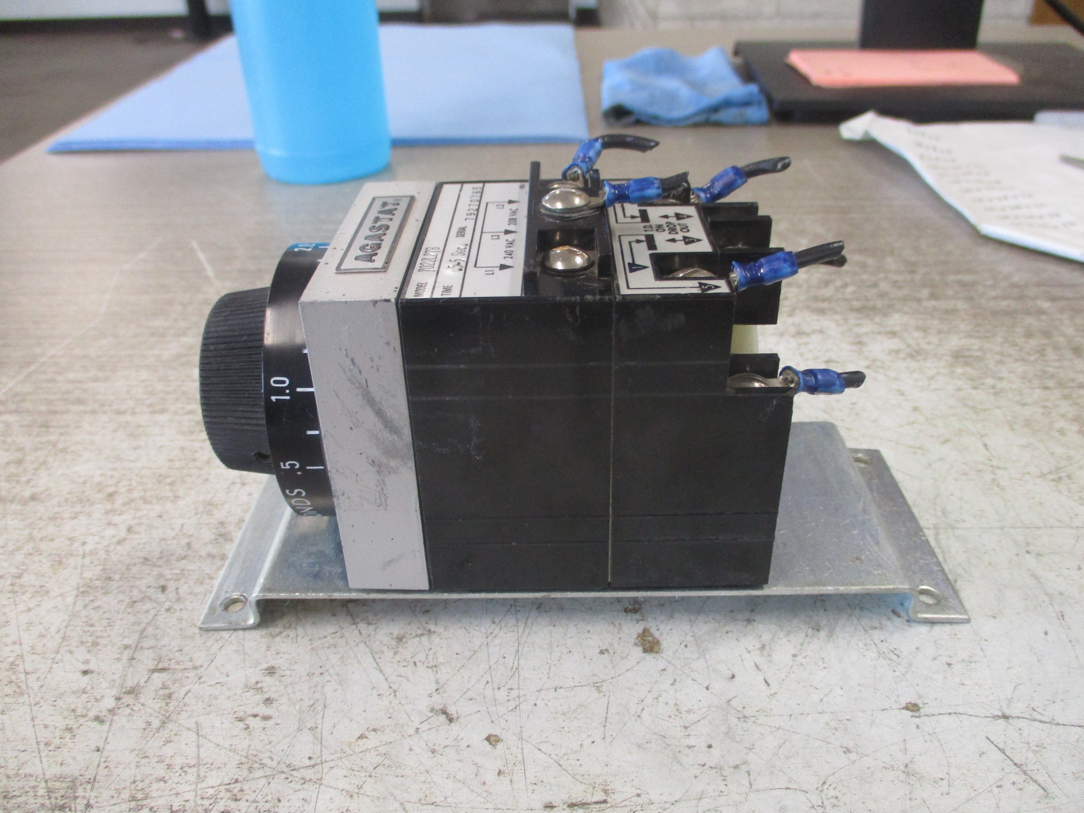 Agastat Timer 7022L27B Time: 0.5-5 Sec. Used