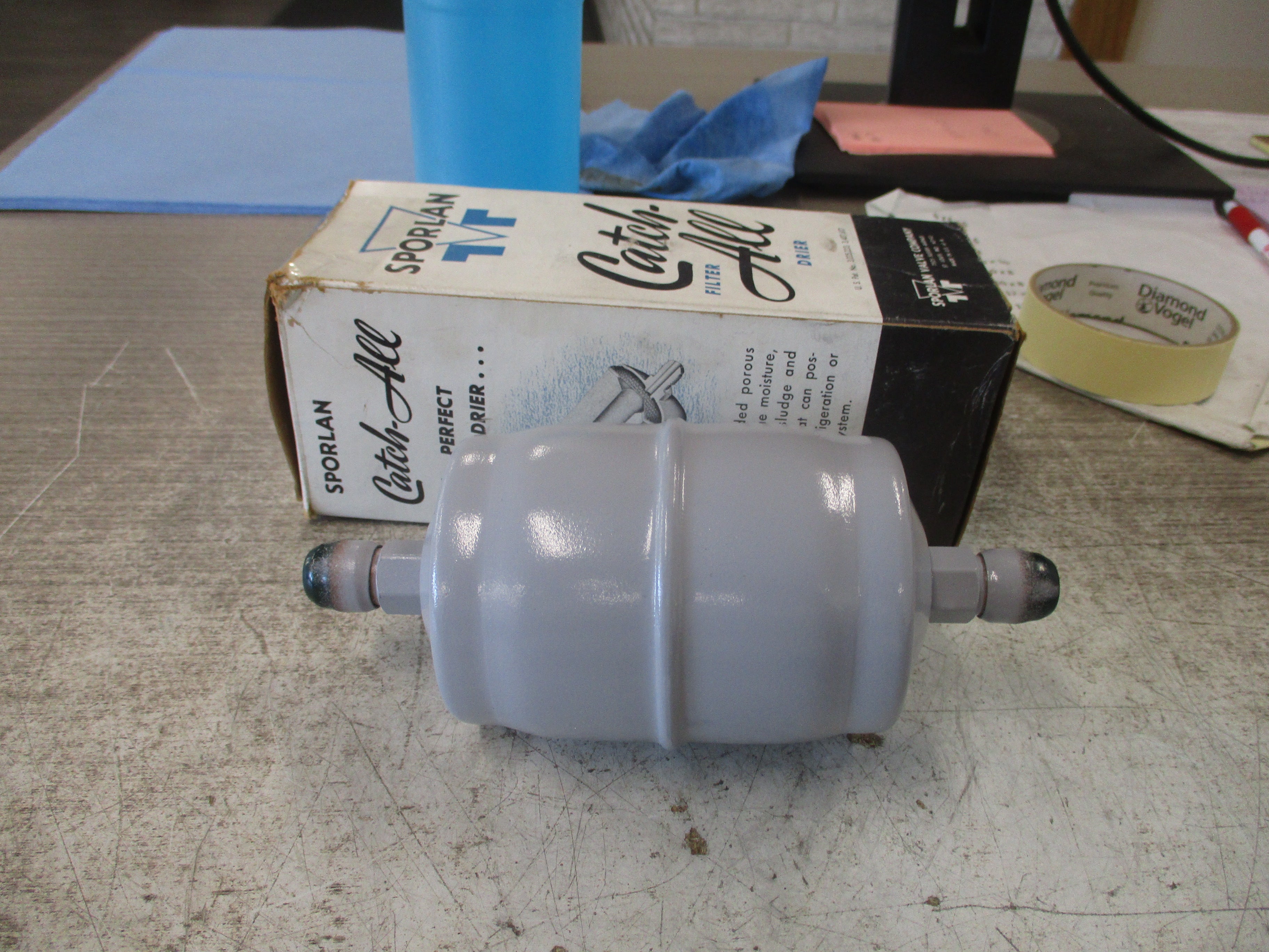Sporlan Catch-All Filter Drier C-163 3/8" SAE Flare New Surplus