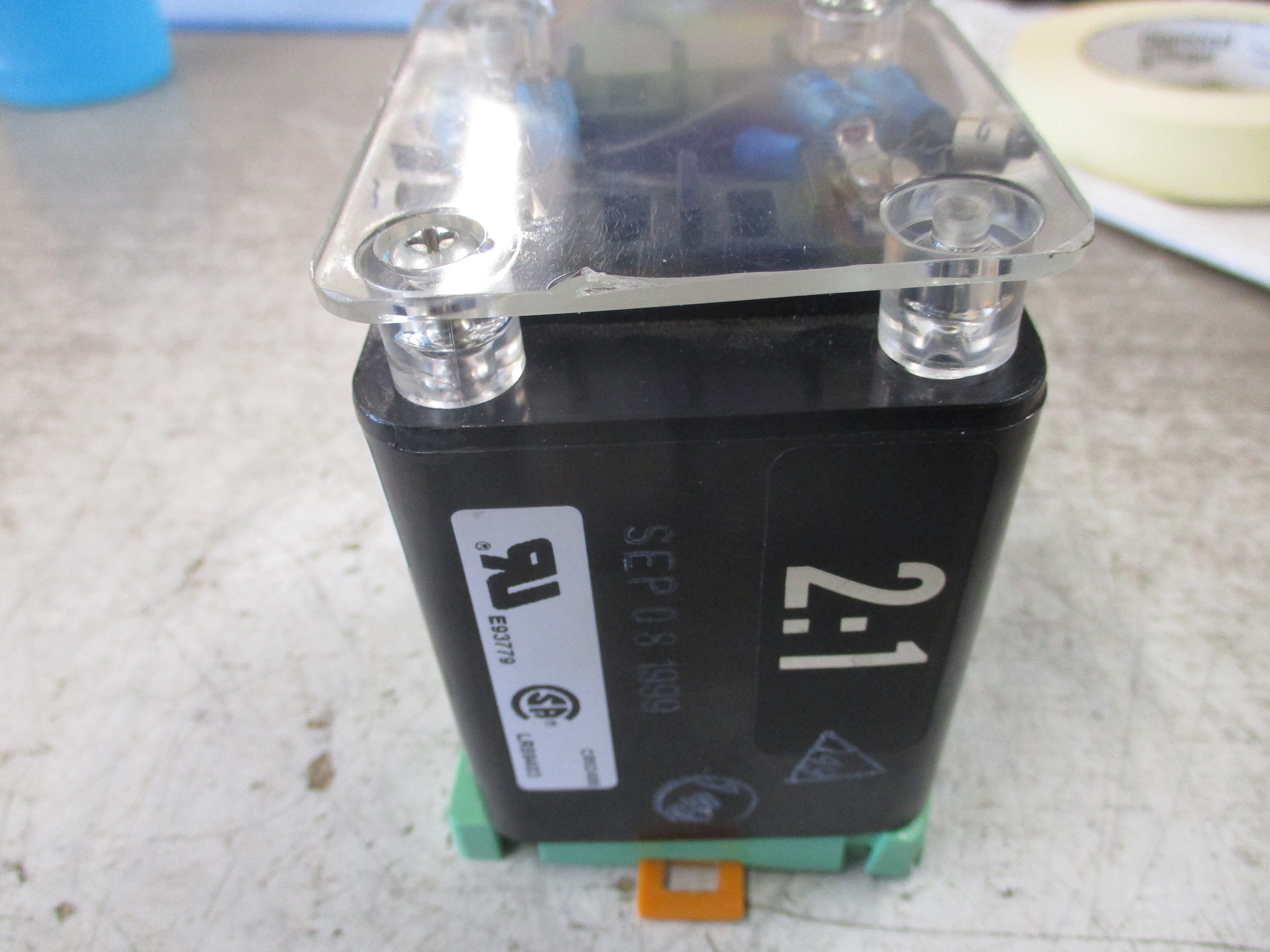 Flex-Core Potential Transformer 467-240 Pri: 240V Ratio 2:1 60Hz Used
