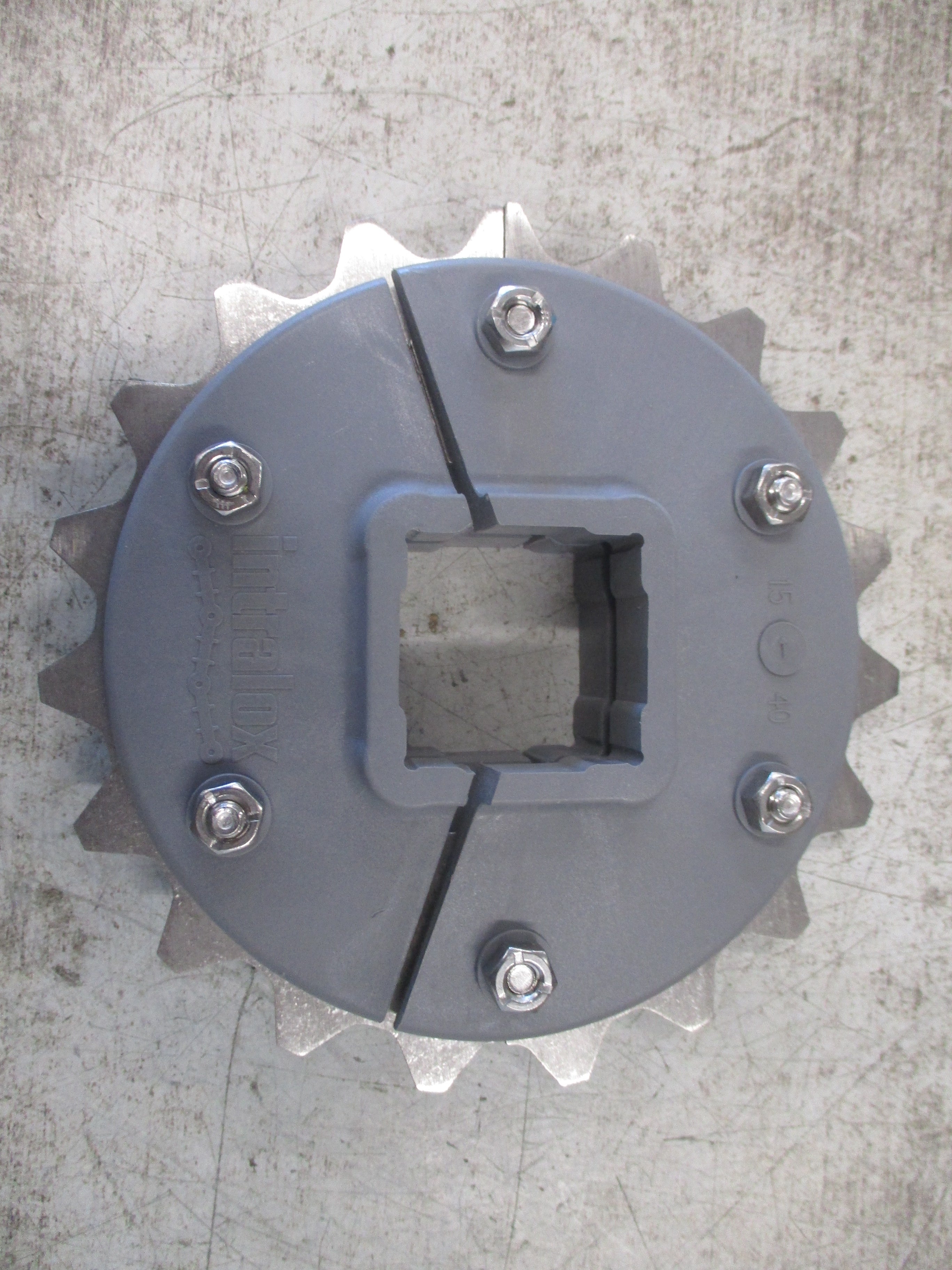 Intralox Series 100 Sprocket S4D1XXCVE7MT-10 19T 1.5" Square Bore New Surplus