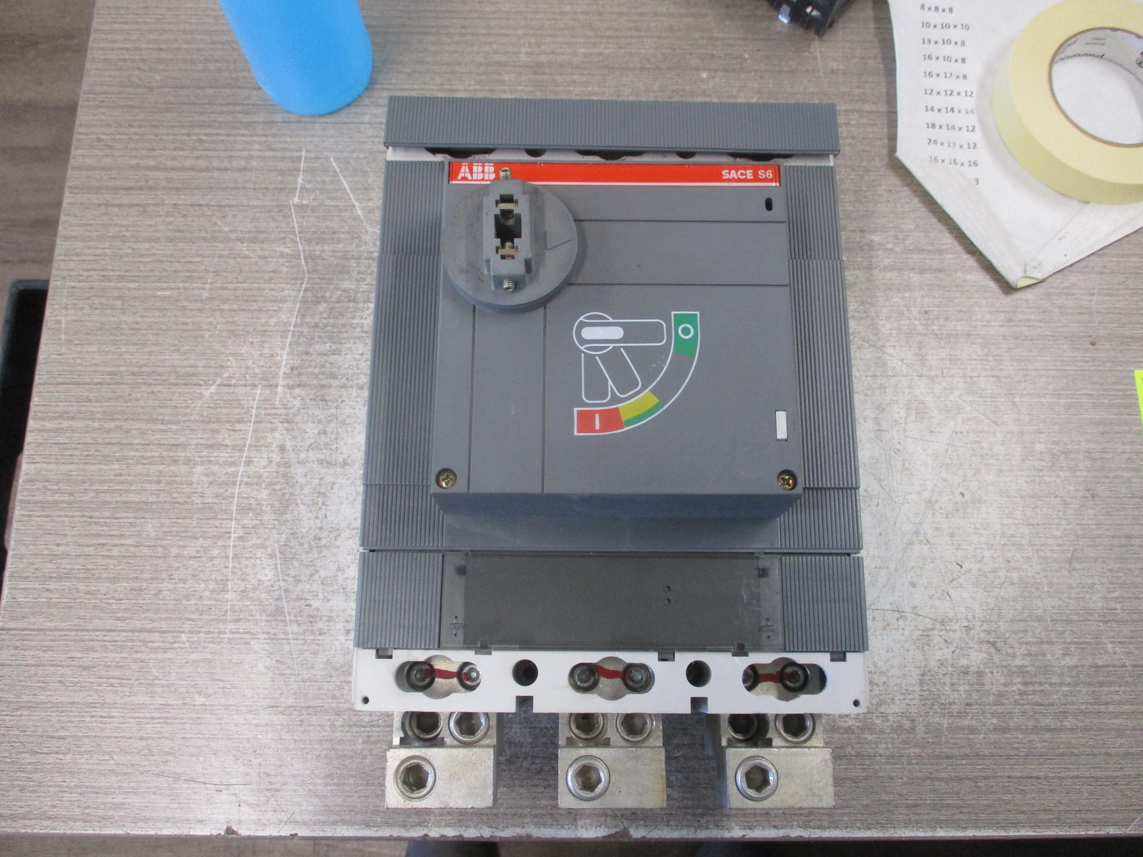 ABB SACE S6 Breaker Disconnect S6H-D 600 600A 600V 3P *No Handle* Used