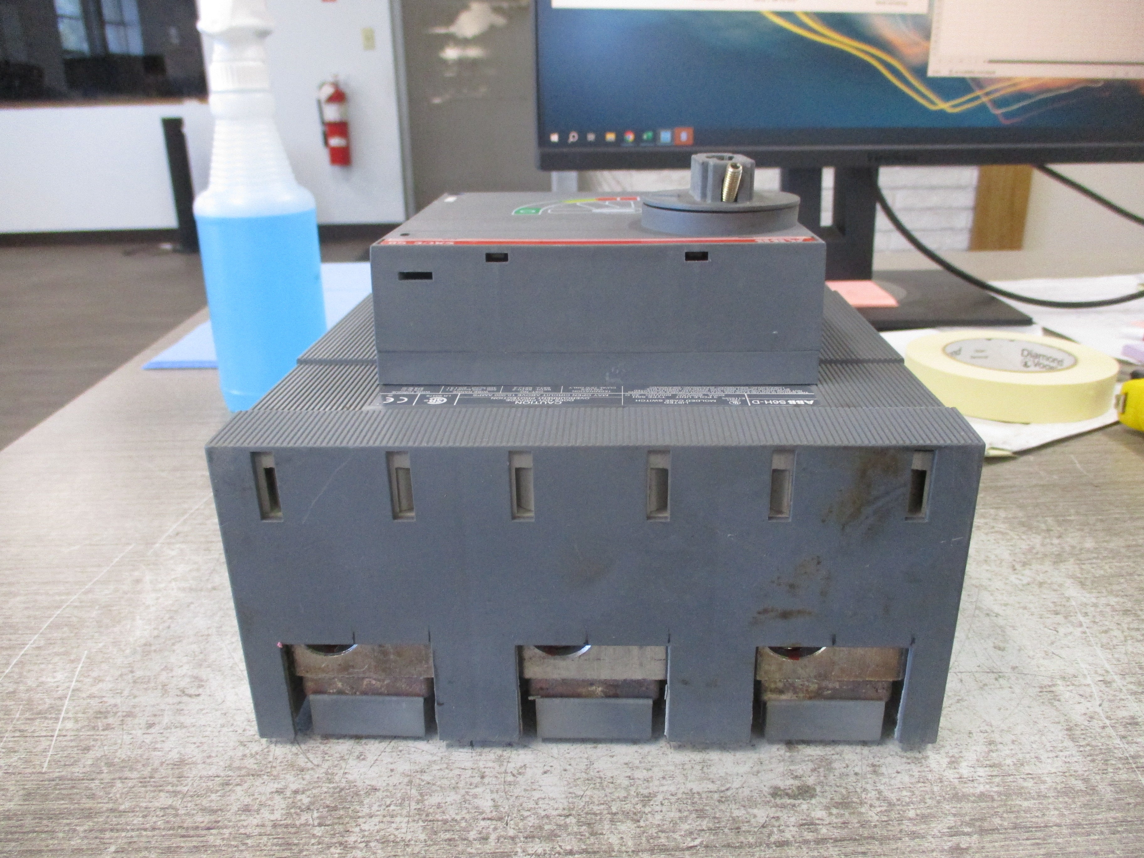 ABB SACE S6 Breaker Disconnect S6H-D 600 600A 600V 3P *No Handle* Used