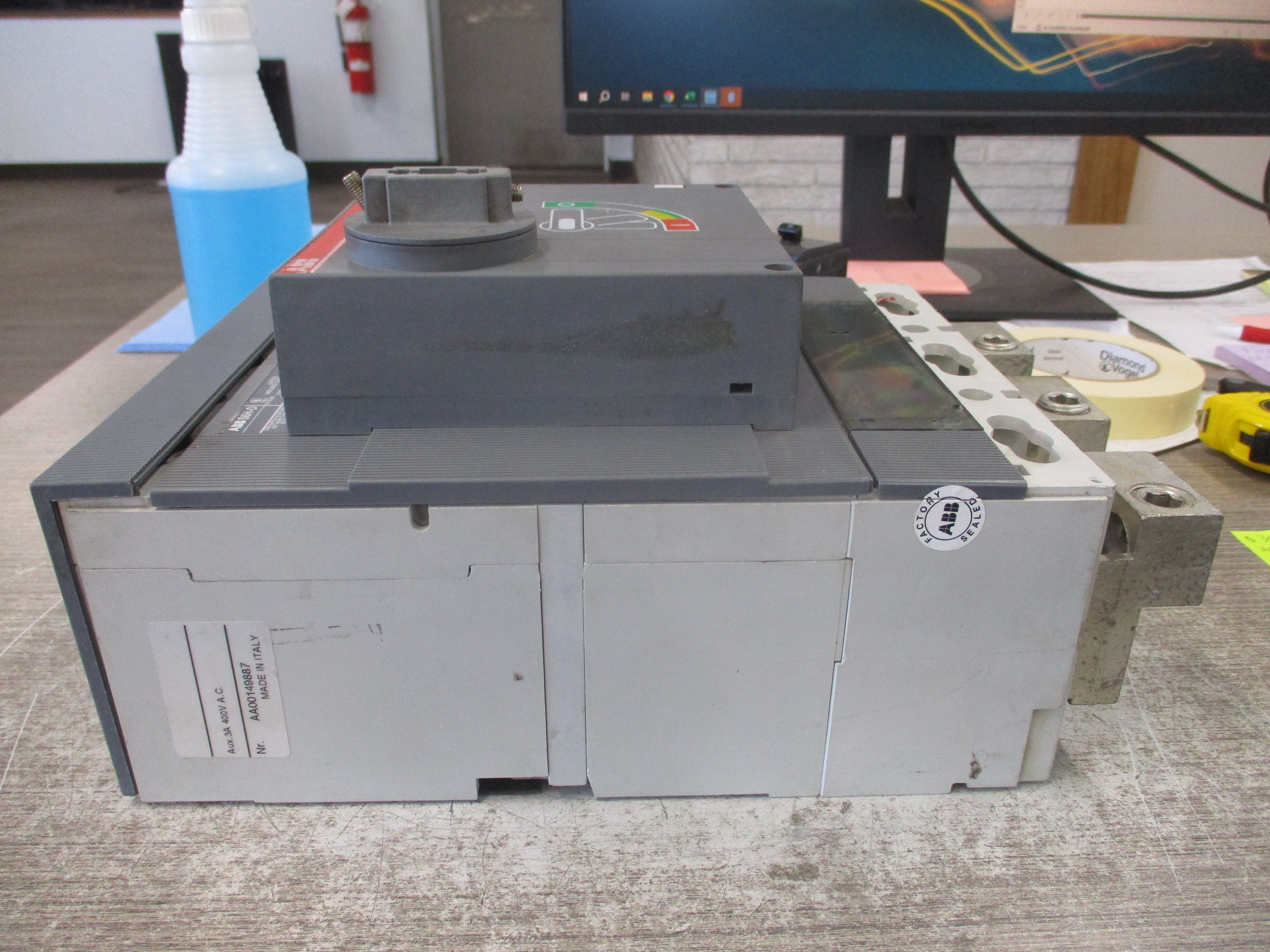 ABB SACE S6 Breaker Disconnect S6H-D 600 600A 600V 3P *No Handle* Used