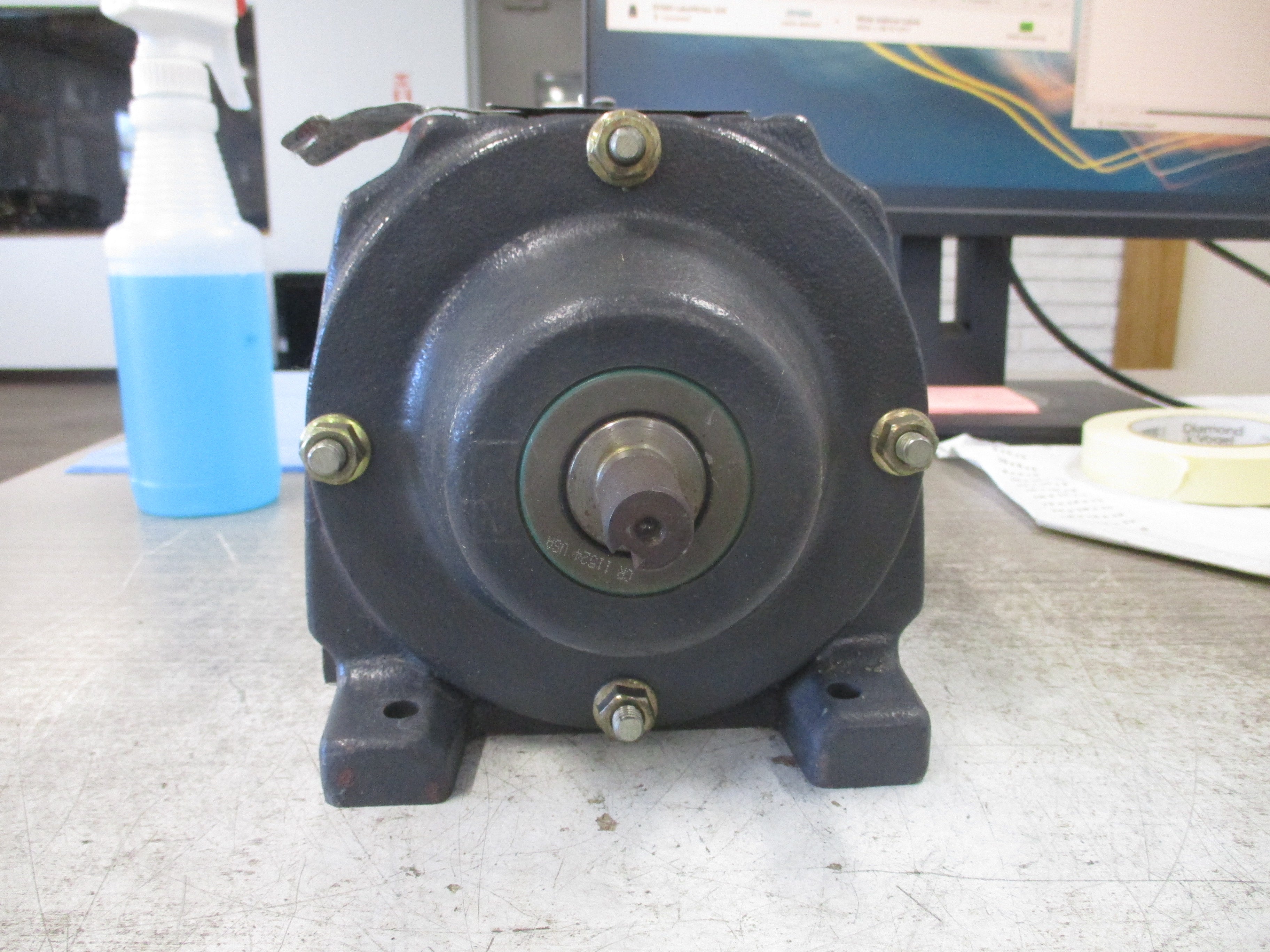 US Motors Series 3000 Gear Reducer OBN3122SB36.3 Ratio 6.3 Used