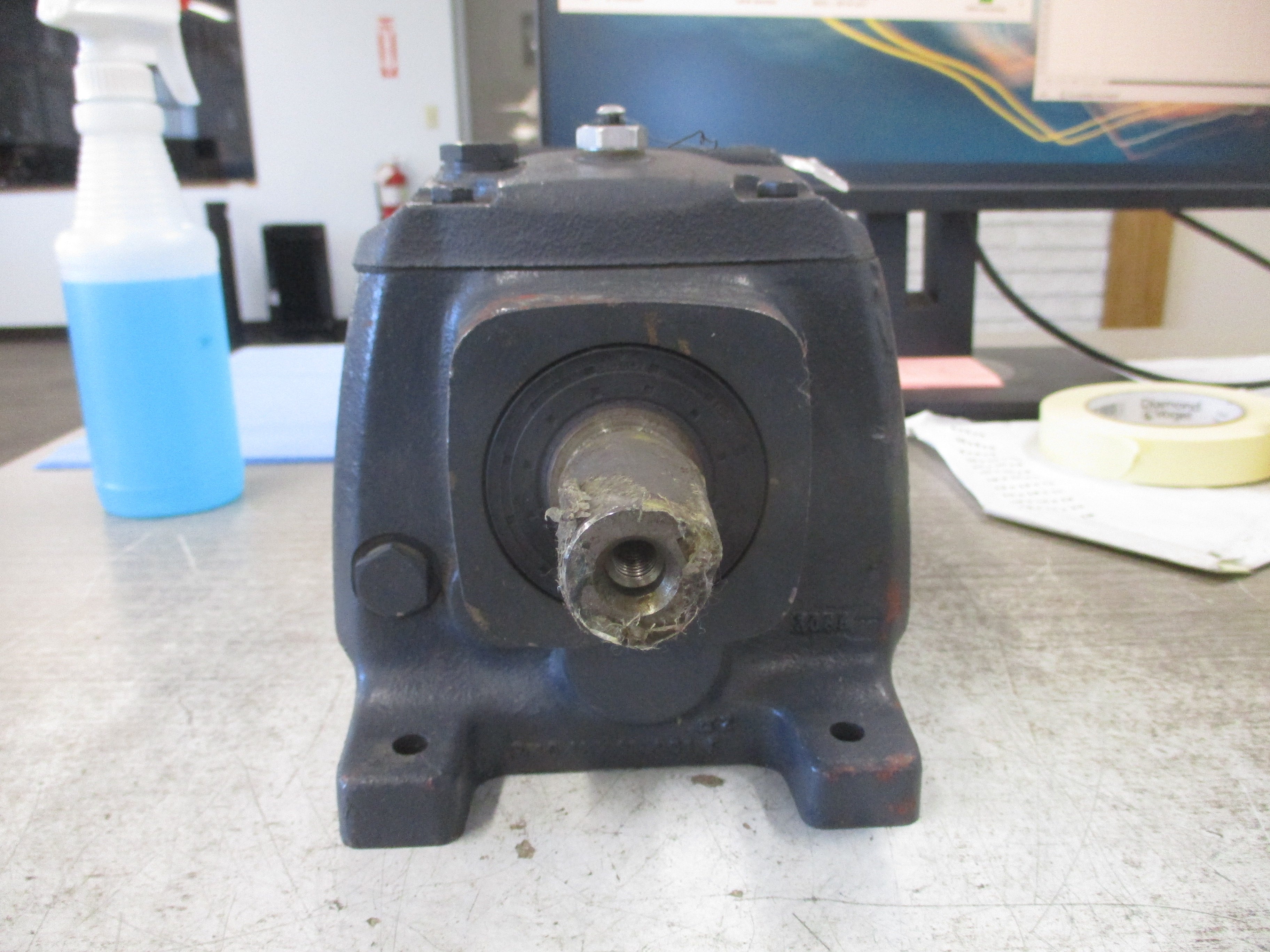 US Motors Series 3000 Gear Reducer OBN3122SB36.3 Ratio 6.3 Used