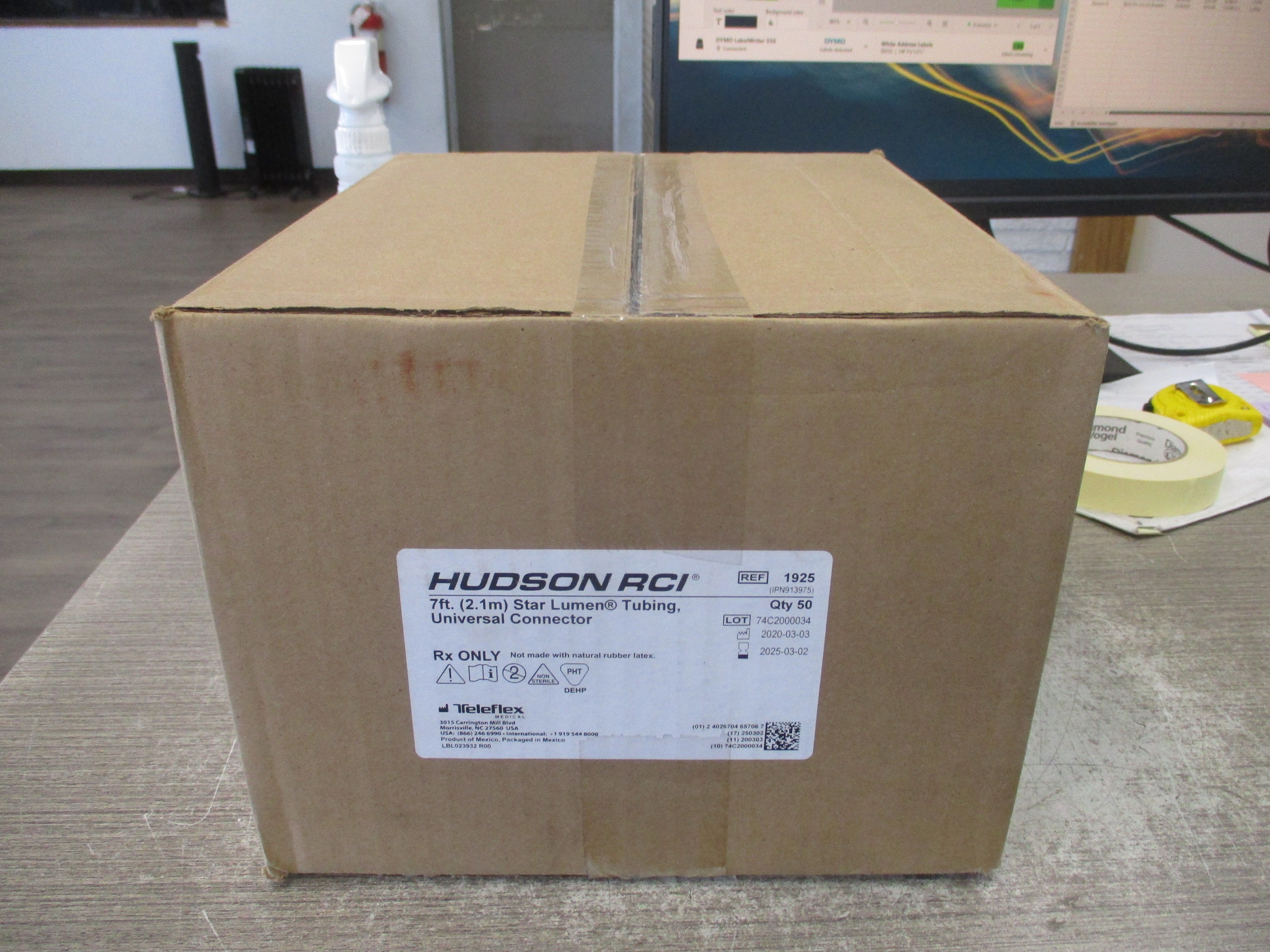 Teleflex Hudson RCI Star Lumen Tubing 1925 Universal Connector 7ft *Box of 50*
