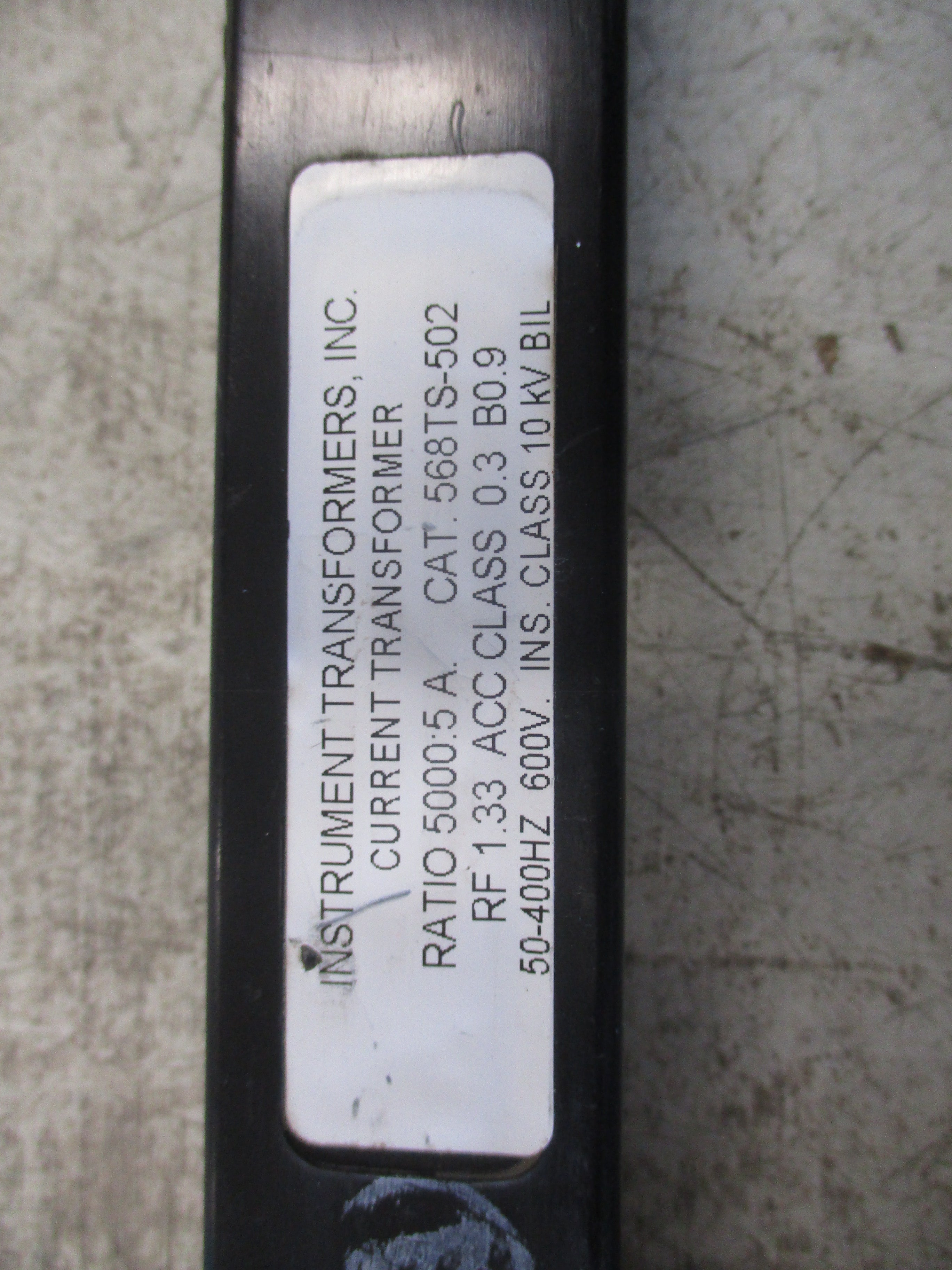 Instrument Transformers Current Transformer 568TS-502 Ratio 5000:5A 600V