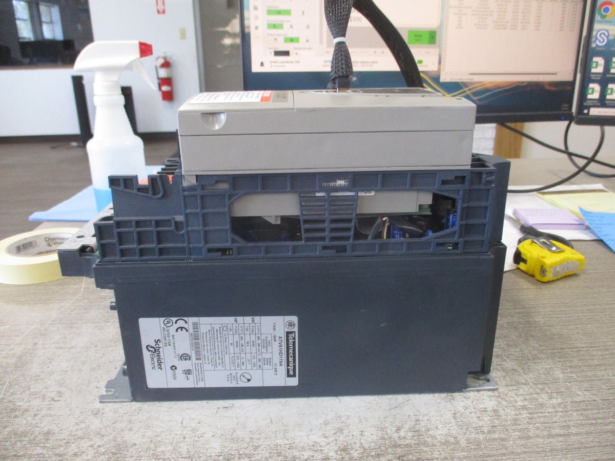 Telemecanique Altivar 61 AC Drive ATV61HD11N4 15HP 3Ph Input: 460-480V 50/60Hz