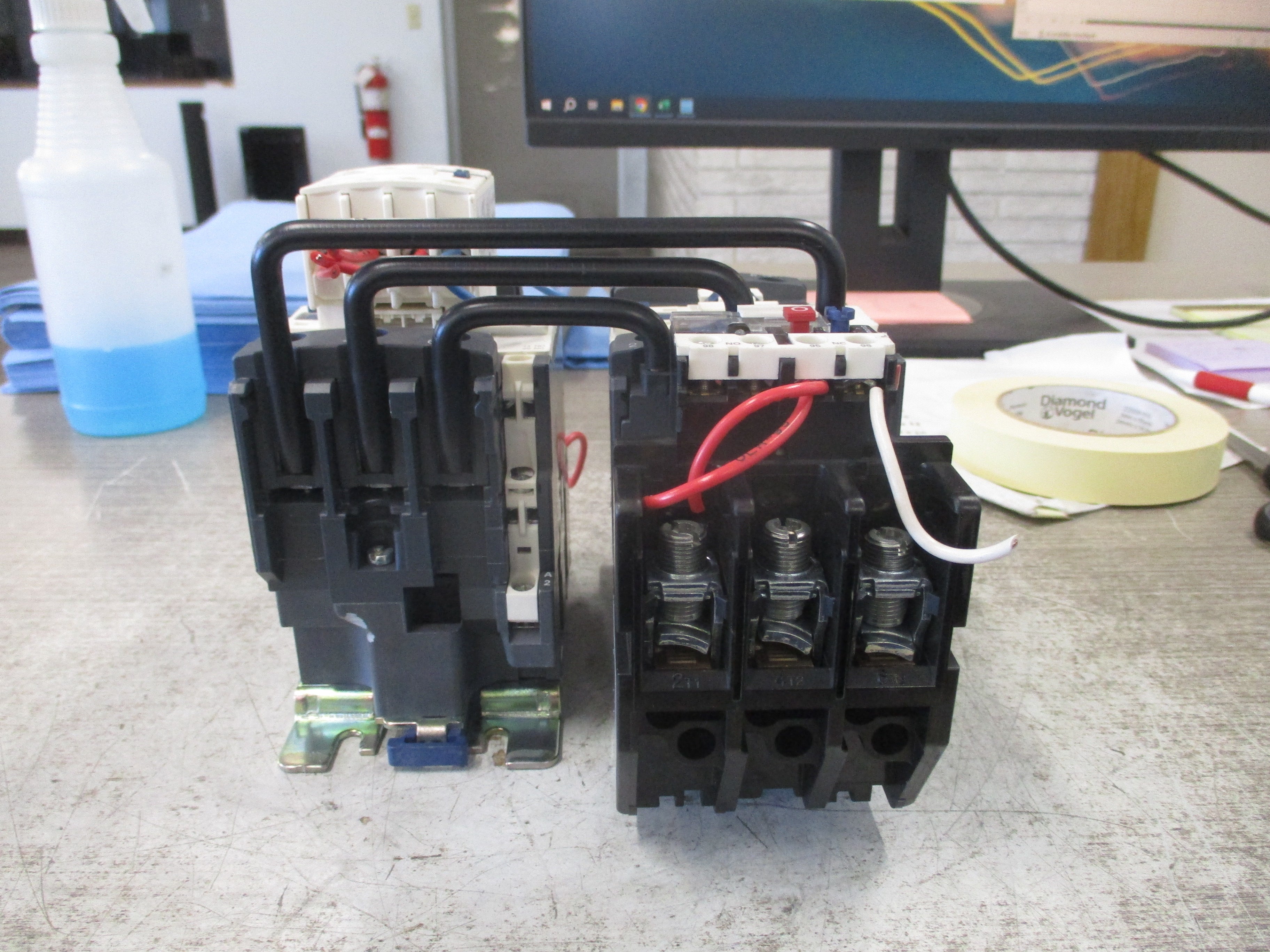Telemecanique Reversing Starter LC2D50/D3557 Trip: 37-50A 120V Coil
