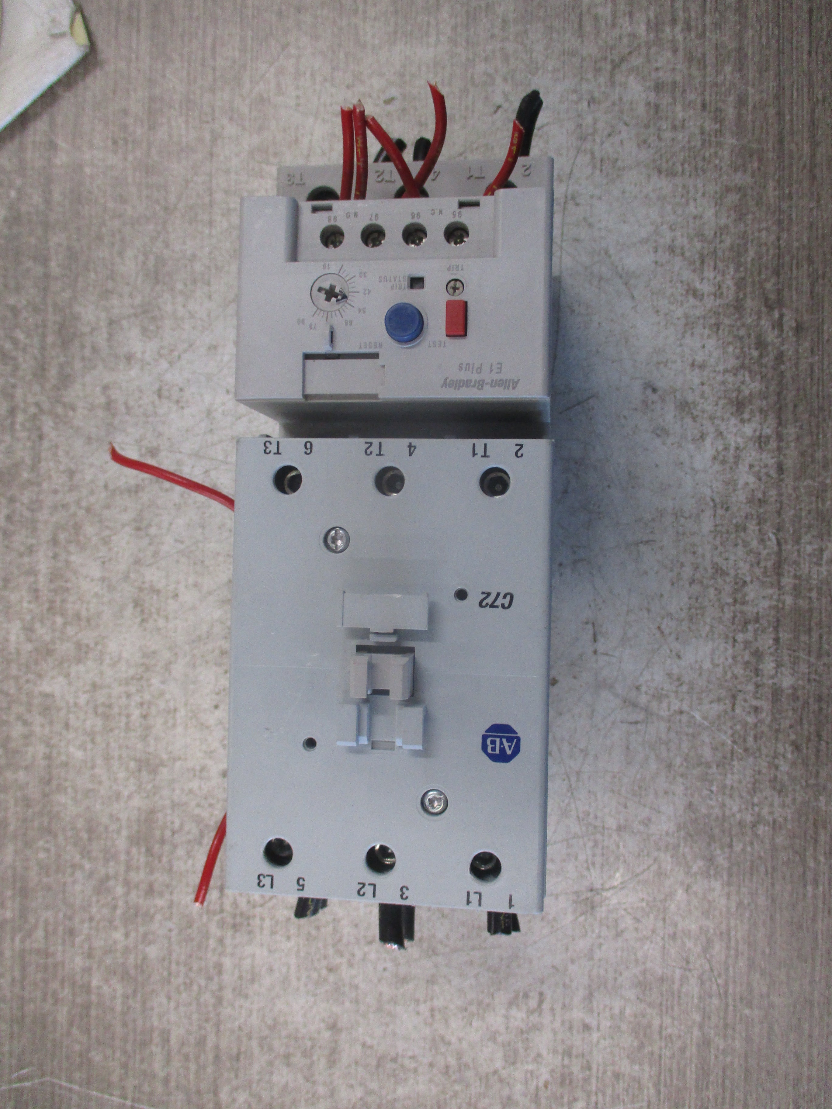 Allen-Bradley Starter 100-C72*00/193-EEGE 120V Coil Trip: 18-90A (1) Aux Contact