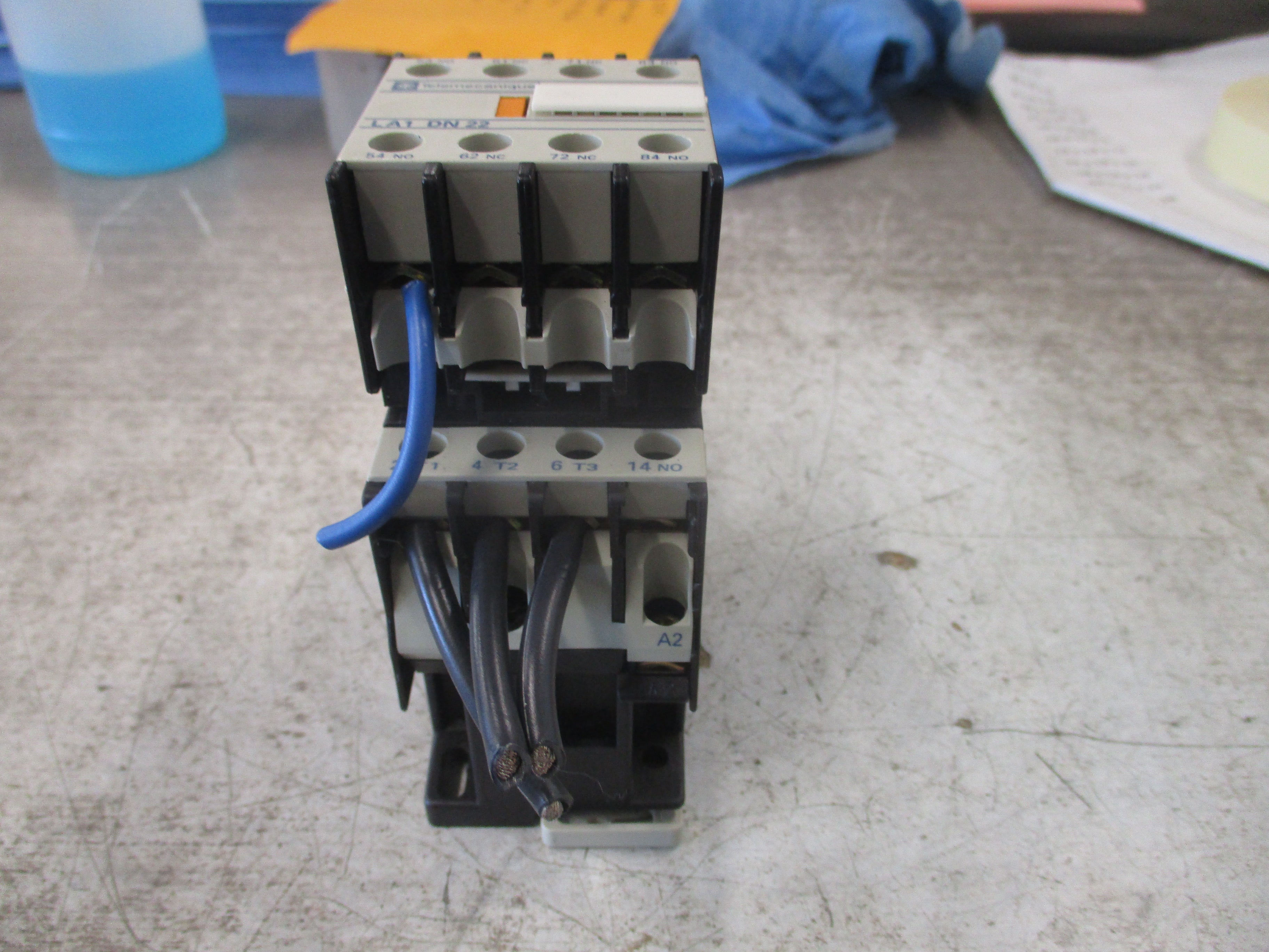 Telemecanique Contactor LC1 D1210 120V Coil 25A 600V (1) Aux Contact Block