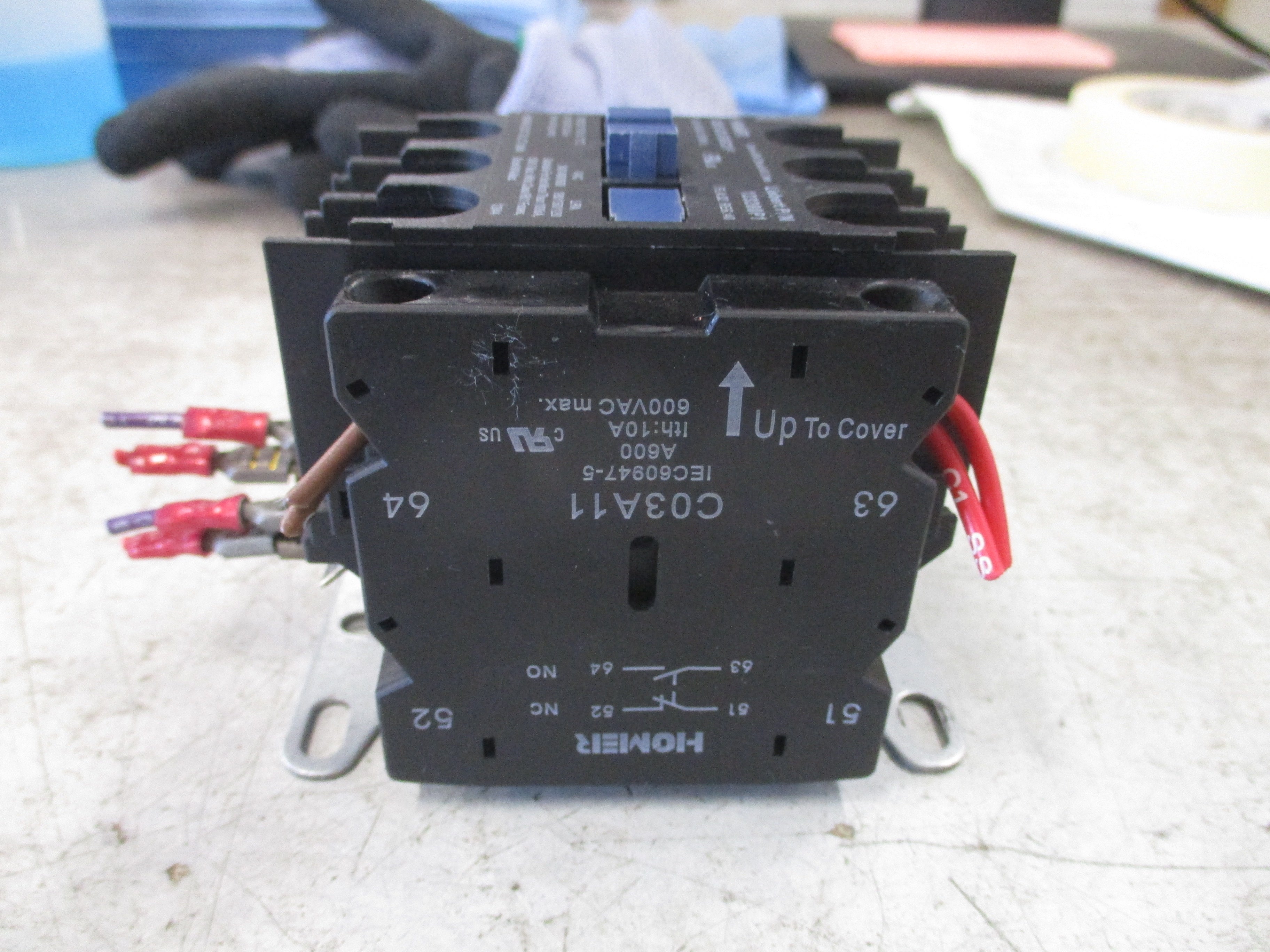 Liebert Contactor 123280P1 24V Coil 32A 600V Used