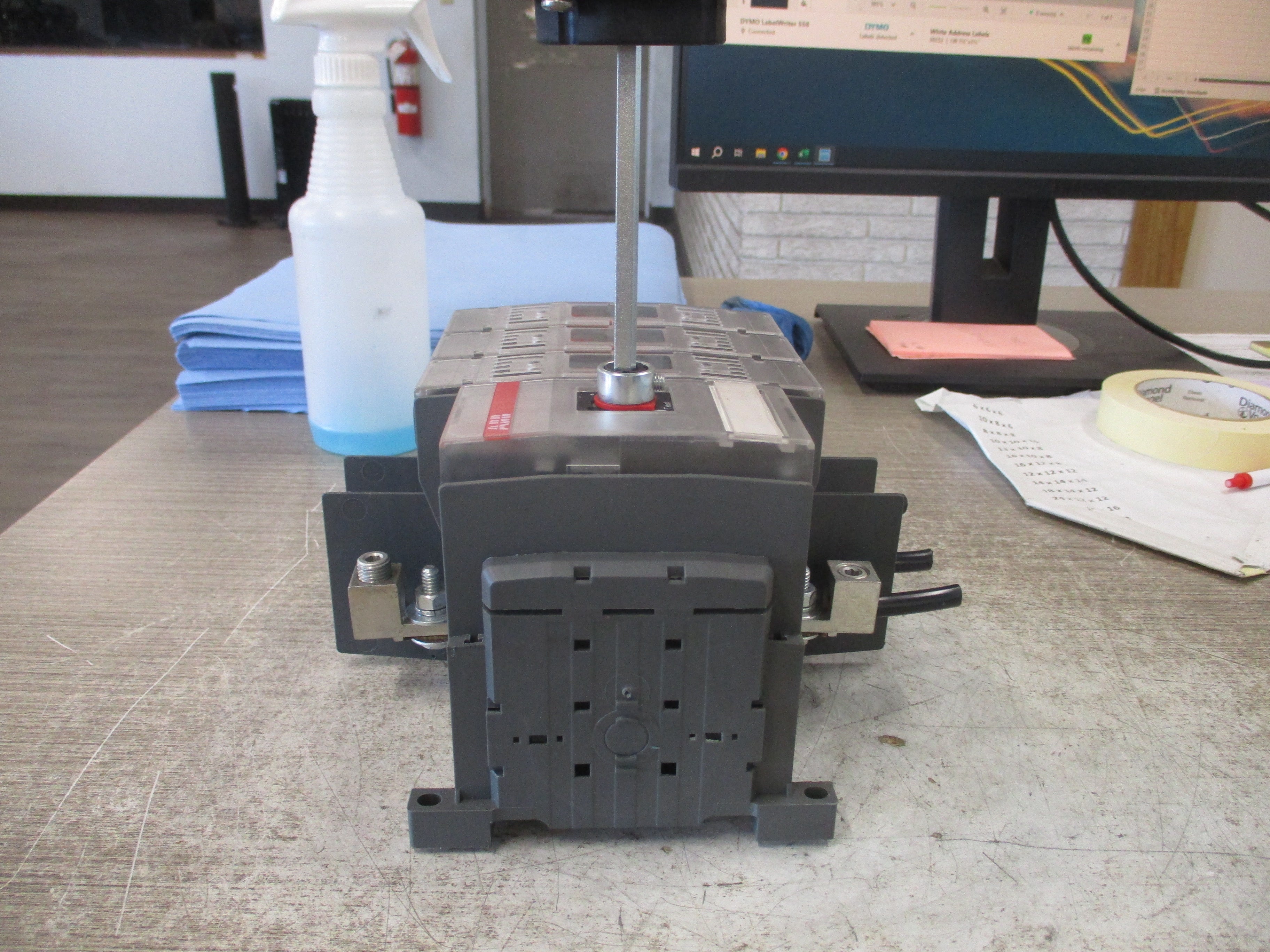 ABB Fusible Disconnect Switch OS 100J03 100A 600V 3P (3) 80A Fuses