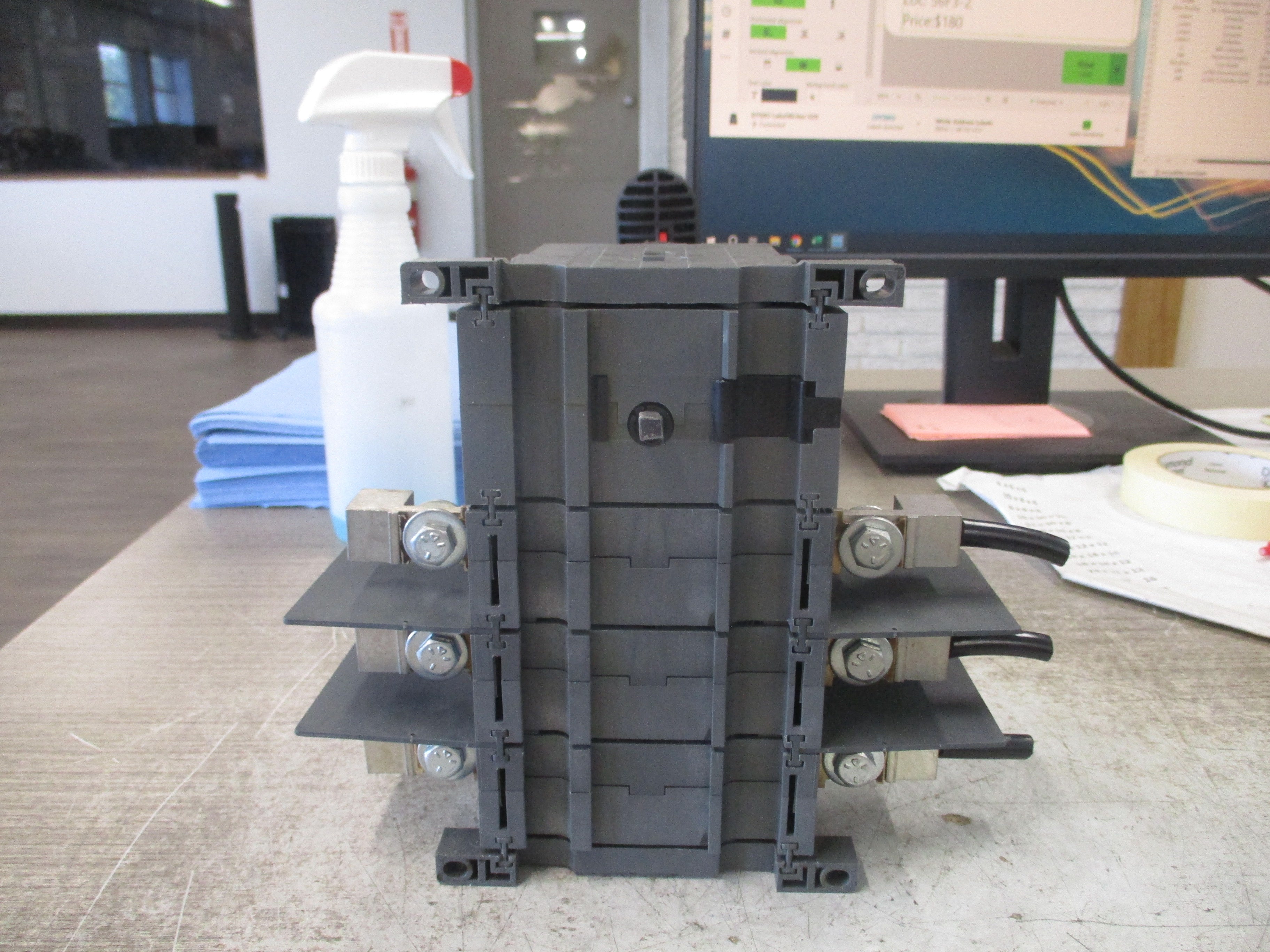 ABB Fusible Disconnect Switch OS 100J03 100A 600V 3P (3) 80A Fuses