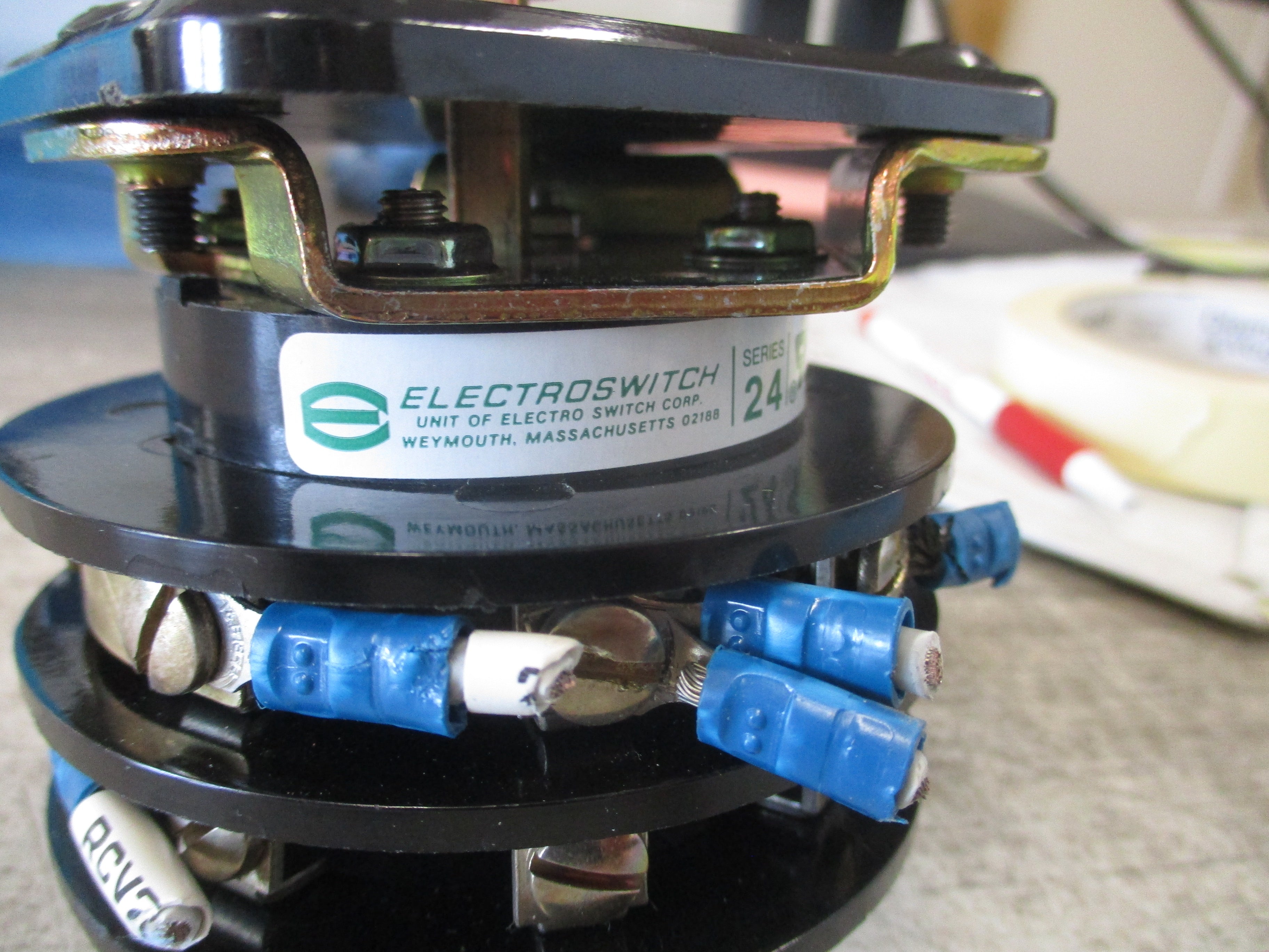 Electroswitch Series 24 Synch Switch Rotary Switch 24202B Used