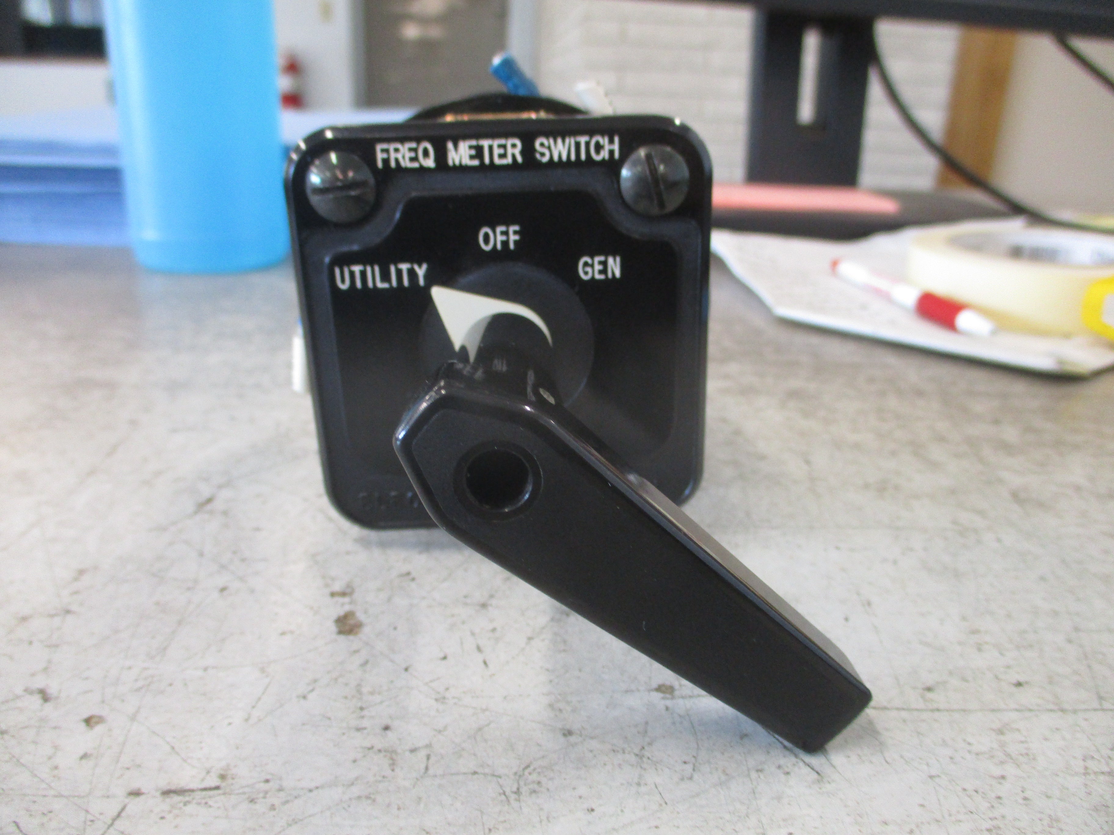 Electroswitch Series 24 Frequency Meter Rotary Switch 24202B Used