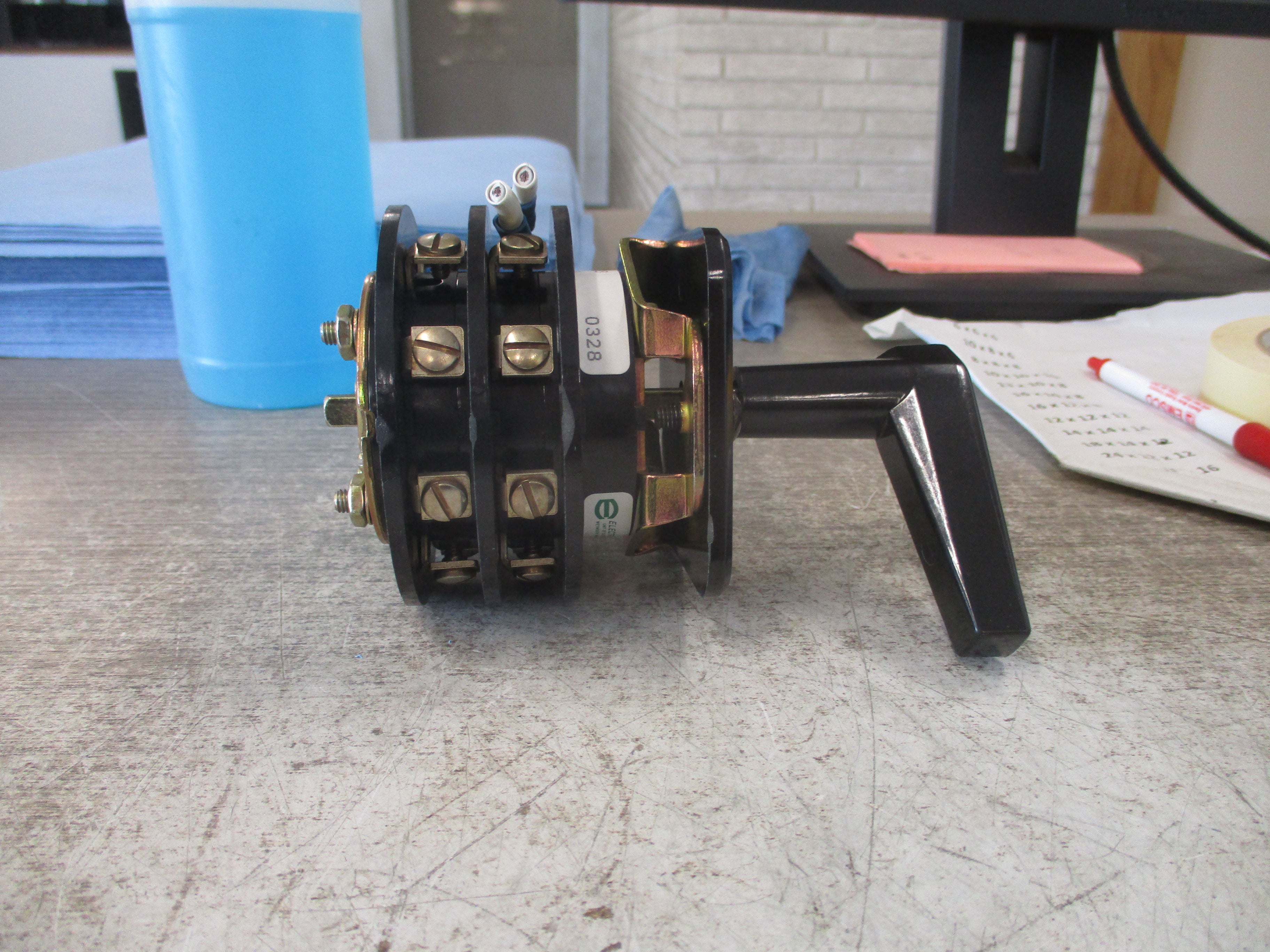 Electroswitch Series 24 Frequency Meter Rotary Switch 24202B Used