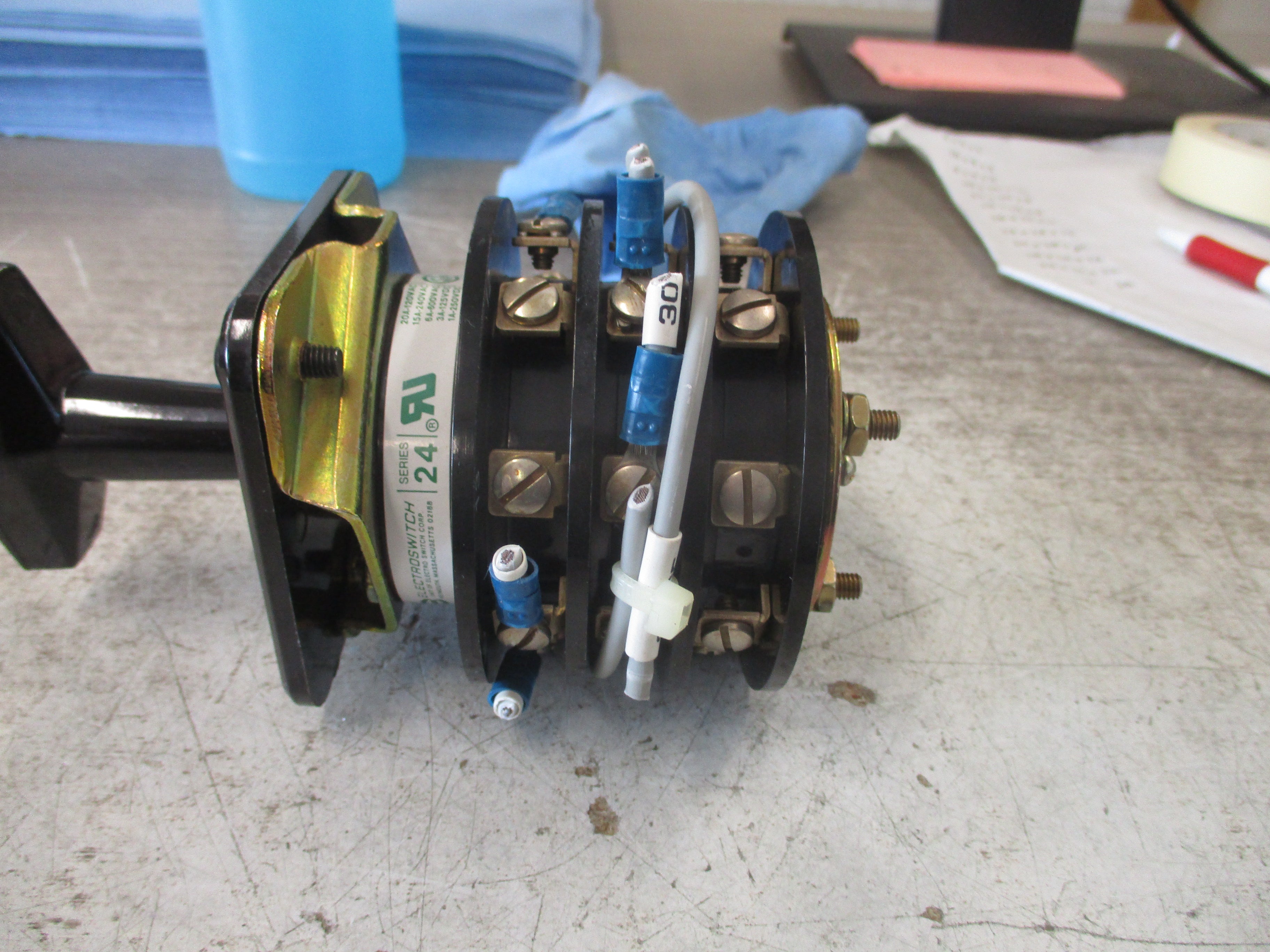 Electroswitch Series 24 Breaker Control Rotary Switch 74203B